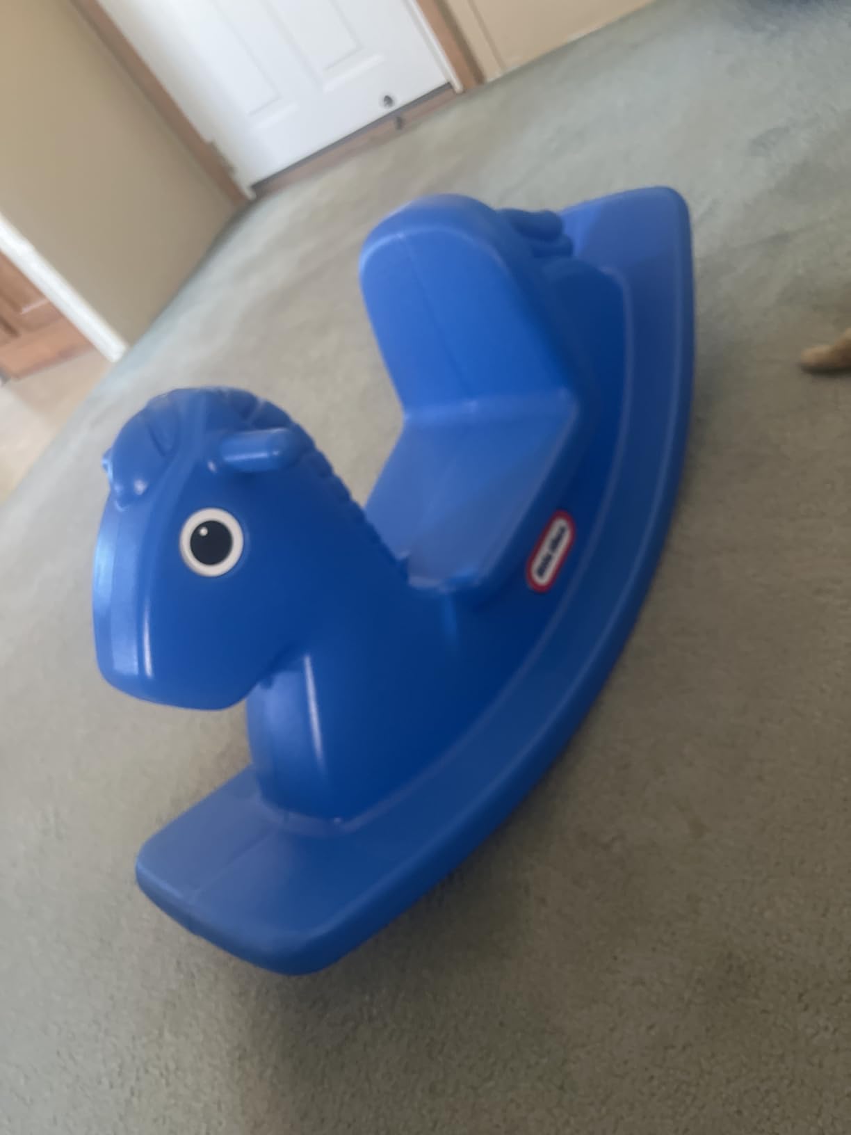 Little Tikes Rocking Horse Blue, 33.00 L x 10.00 W x 17.50 H Inches customer photo 1