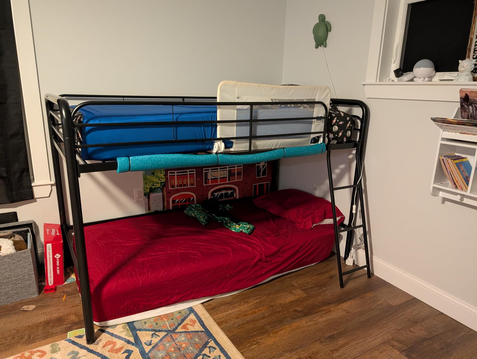 DHP Junior Loft Bed, Space-Saving Metal Frame, Black Finish, Ideal for Younger Children customer photo 1
