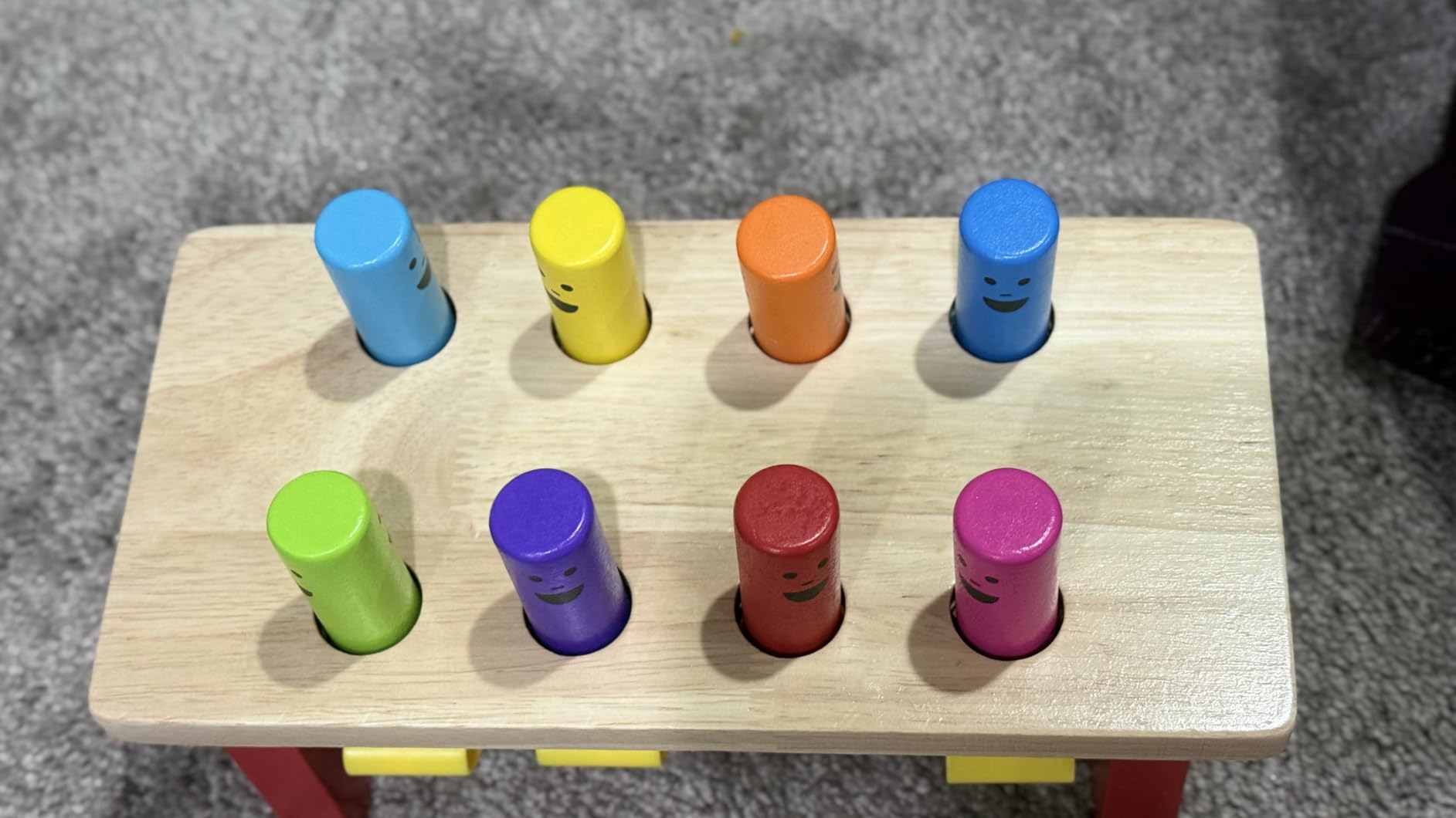 Melissa & Doug Deluxe Pounding Bench Wooden Preschool Learning Toy with Mallet customer photo 1