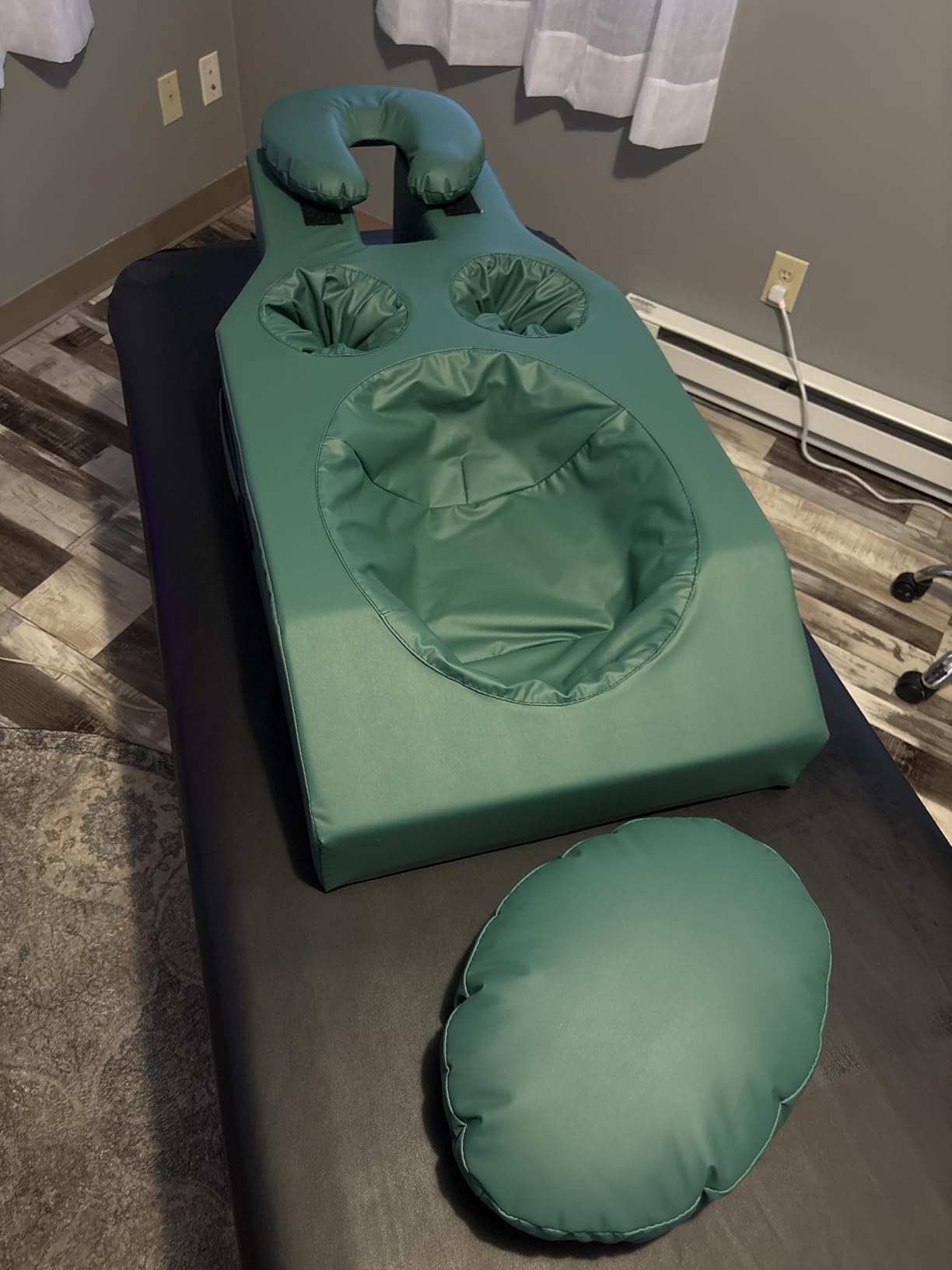 EarthLite Pregnancy Massage Cushion & Headrest - Full Body Pregnancy Bolster/Ideal After Breast Surgery & Lower Back Pain customer photo 2