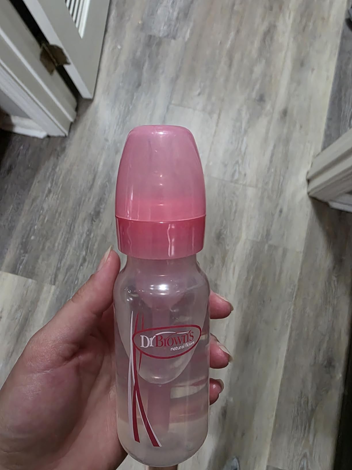Dr. Brown's Natural Flow Anti-Colic Options+ Narrow Baby Bottle, 4 oz/120 mL, with Level 1 Slow Flow Nipple, 0m+, 4 Pack customer photo 1
