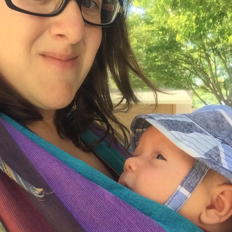Woven Wrap Baby Carrier for Infants and Toddlers (Summer Rainbow) customer photo 1