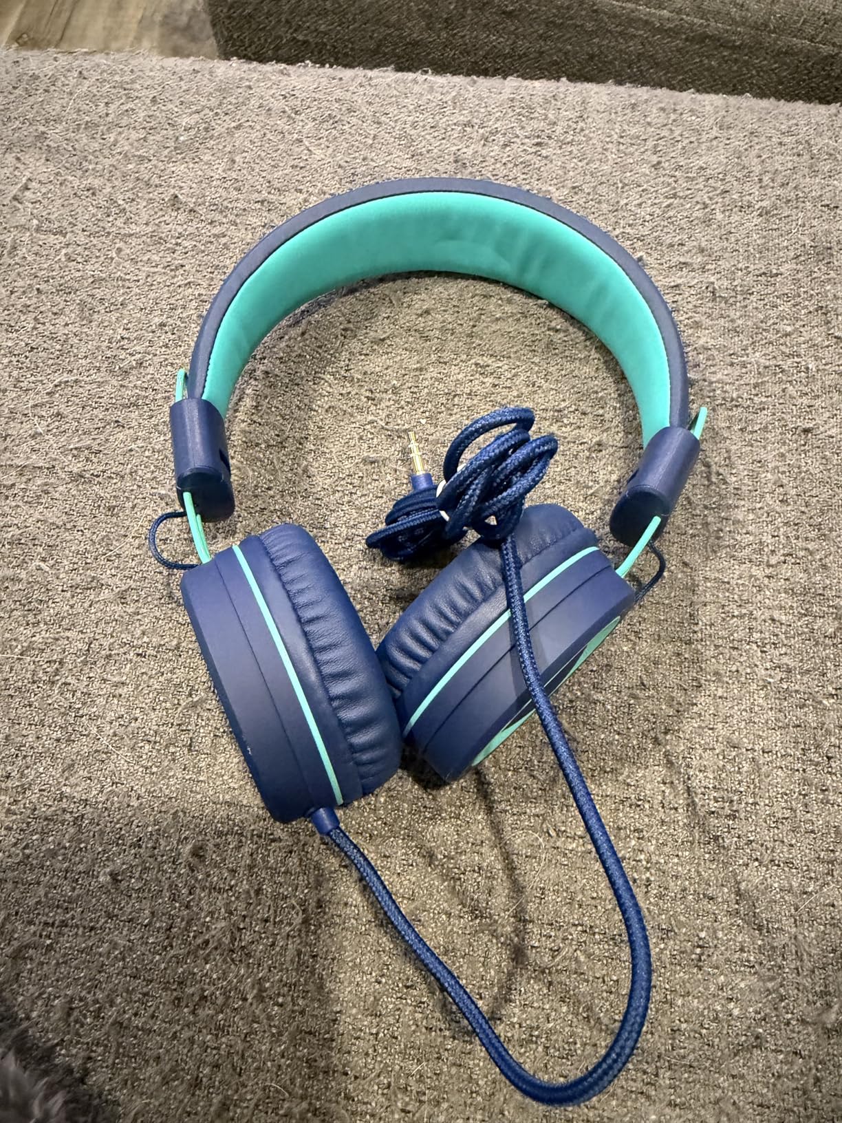 Kids Headphones - noot products K11 Foldable Stereo Tangle-Free 3.5mm Jack Wired Cord On-Ear Headset for Children/Teens/Boys/Girls customer photo 1
