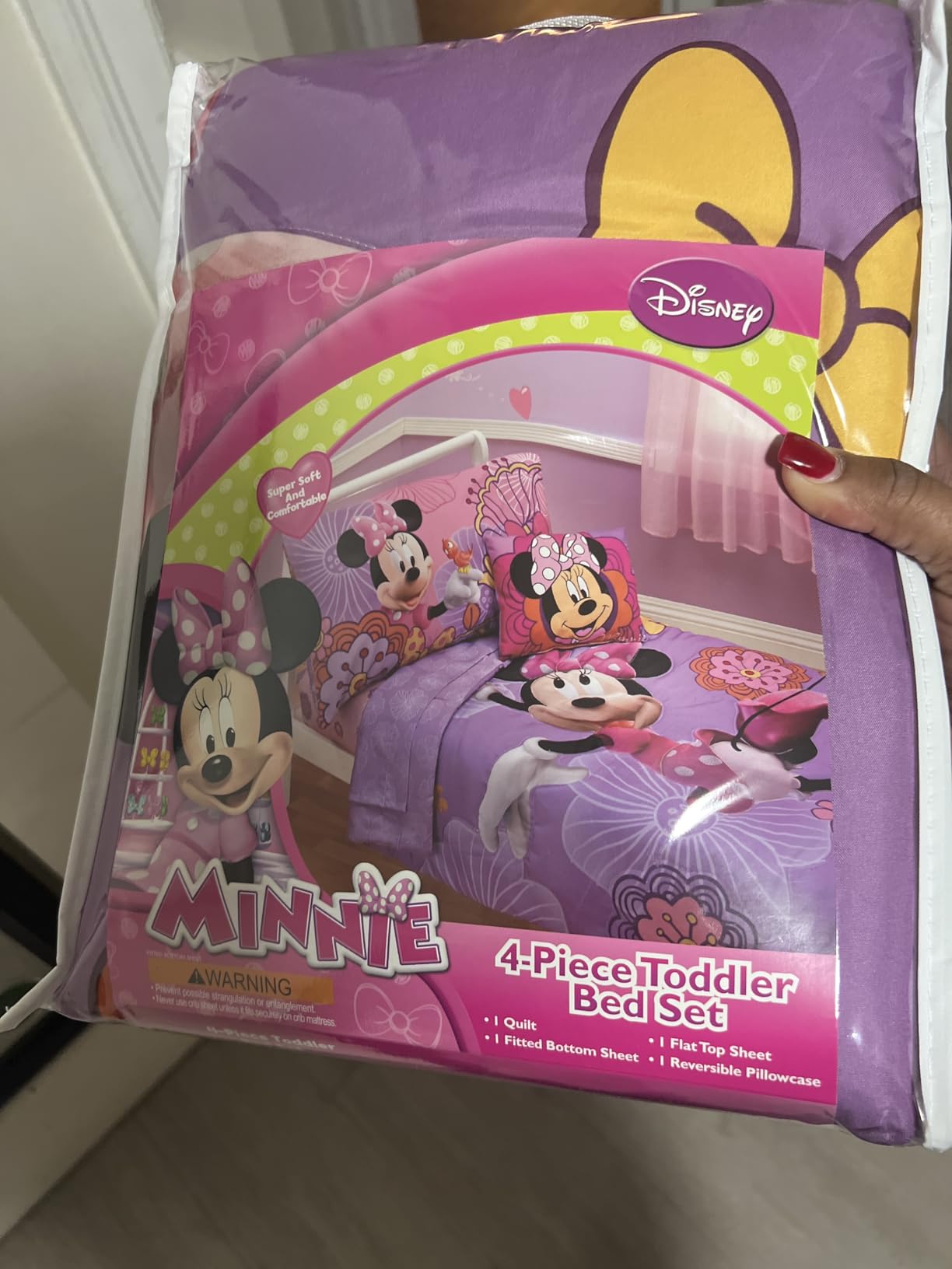 Disney Pretty Princess Toddler Bed, 4 Piece Set, Pink customer photo 2