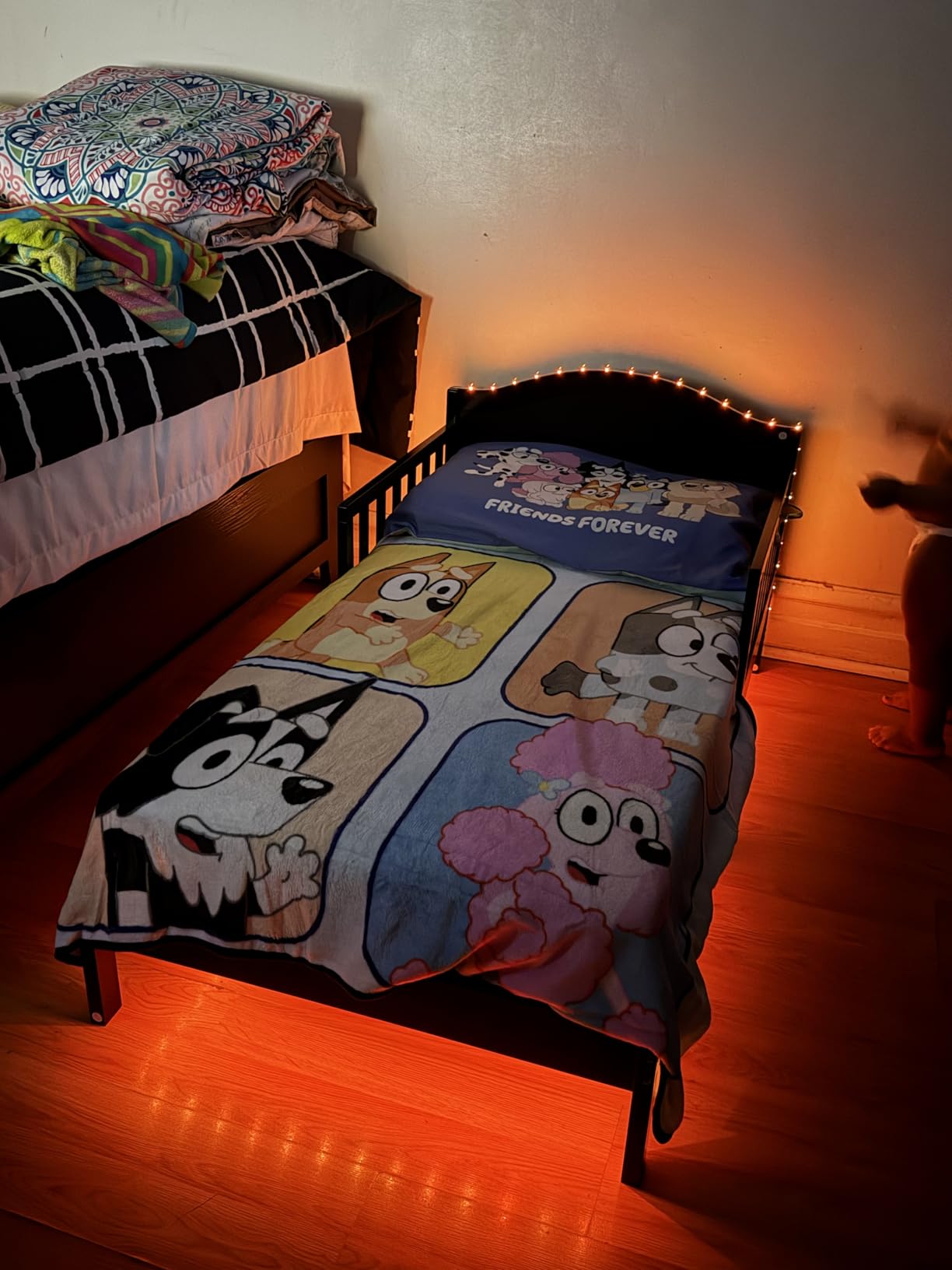 Dream On Me Sydney Toddler Bed with Low Floor Design, 2 Safety Guard Rails - Blush Pink customer photo 1