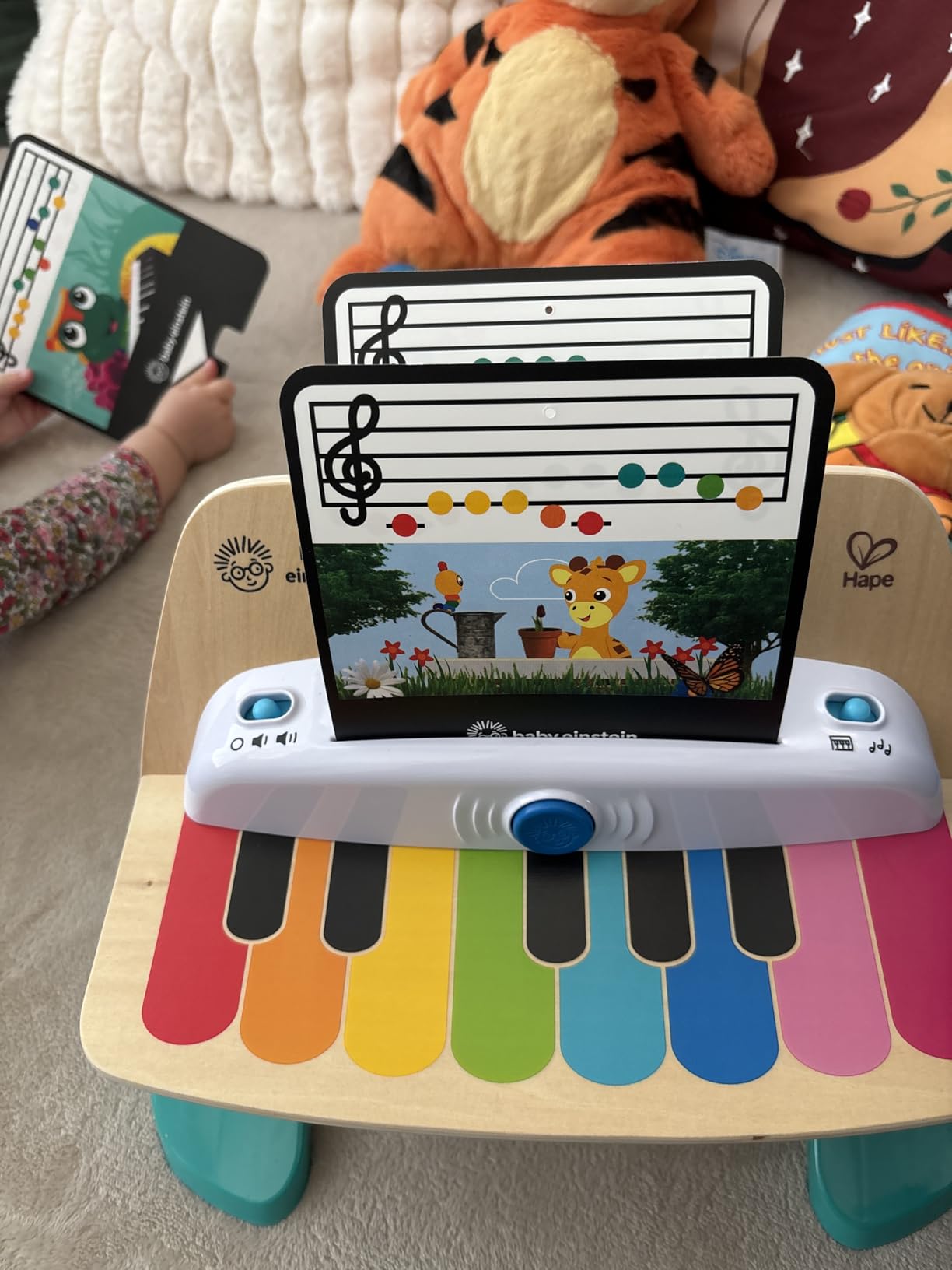 Baby Einstein and Hape Magic Touch Piano Wooden Musical Toddler Toy, Age 6 Months and Up customer photo 2