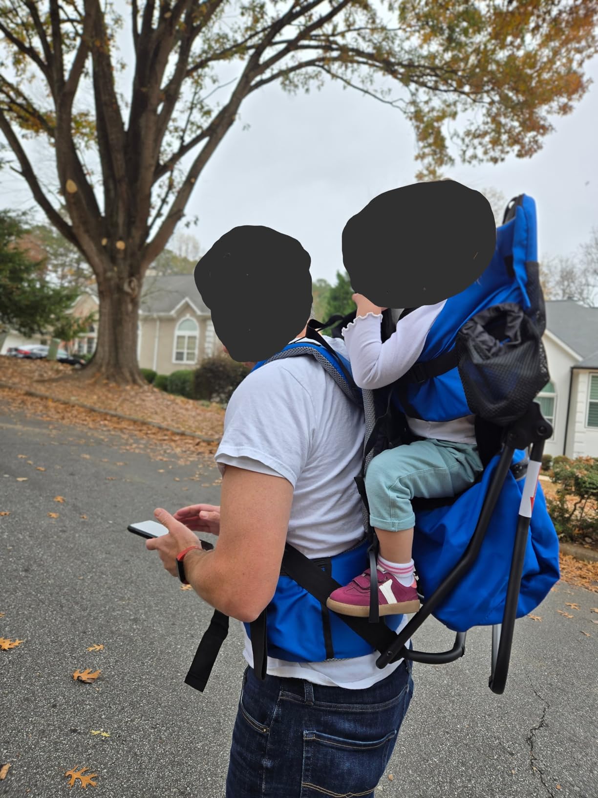 ClevrPlus Cross Country Baby Backpack Carrier, Toddler Hiking Backpack with Comfortable Seat, Adjustable Straps & Belt, Foldable Frame customer photo 1