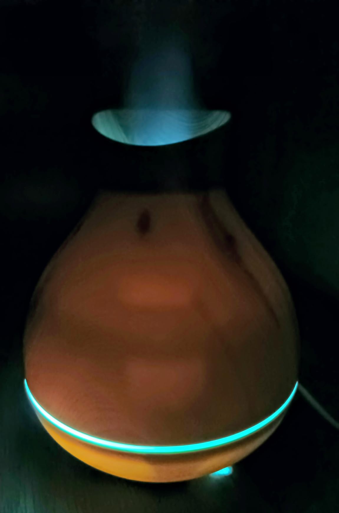 BZseed Aromatherapy Essential Oil Diffuser 550ml 12 Hours Wood Grain Aroma Diffuser with Timer Cool Mist Humidifier for Large Room customer photo 1