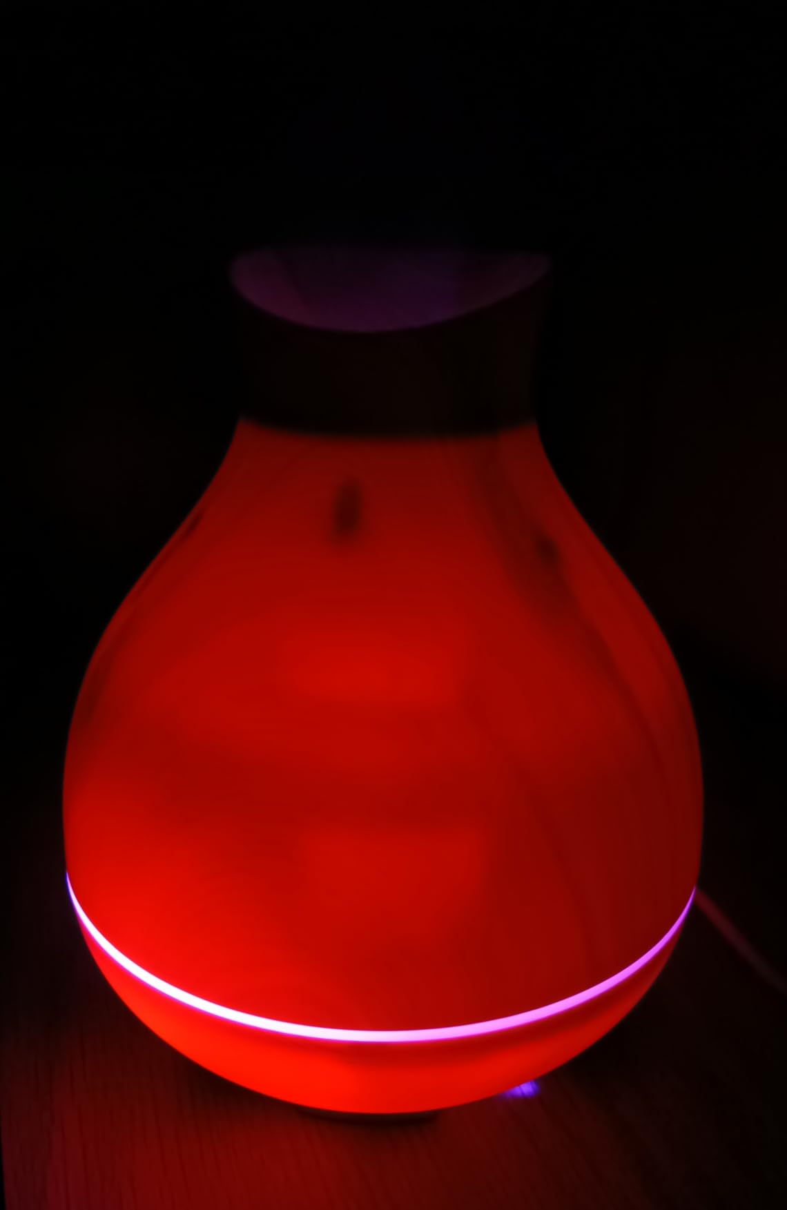 BZseed Aromatherapy Essential Oil Diffuser 550ml 12 Hours Wood Grain Aroma Diffuser with Timer Cool Mist Humidifier for Large Room customer photo 2