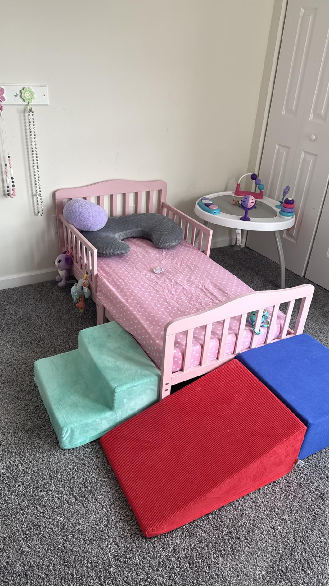 Dream On Me Classic Design Toddler Bed In Steel Grey, Greenguard Gold And BSA Certified customer photo 2