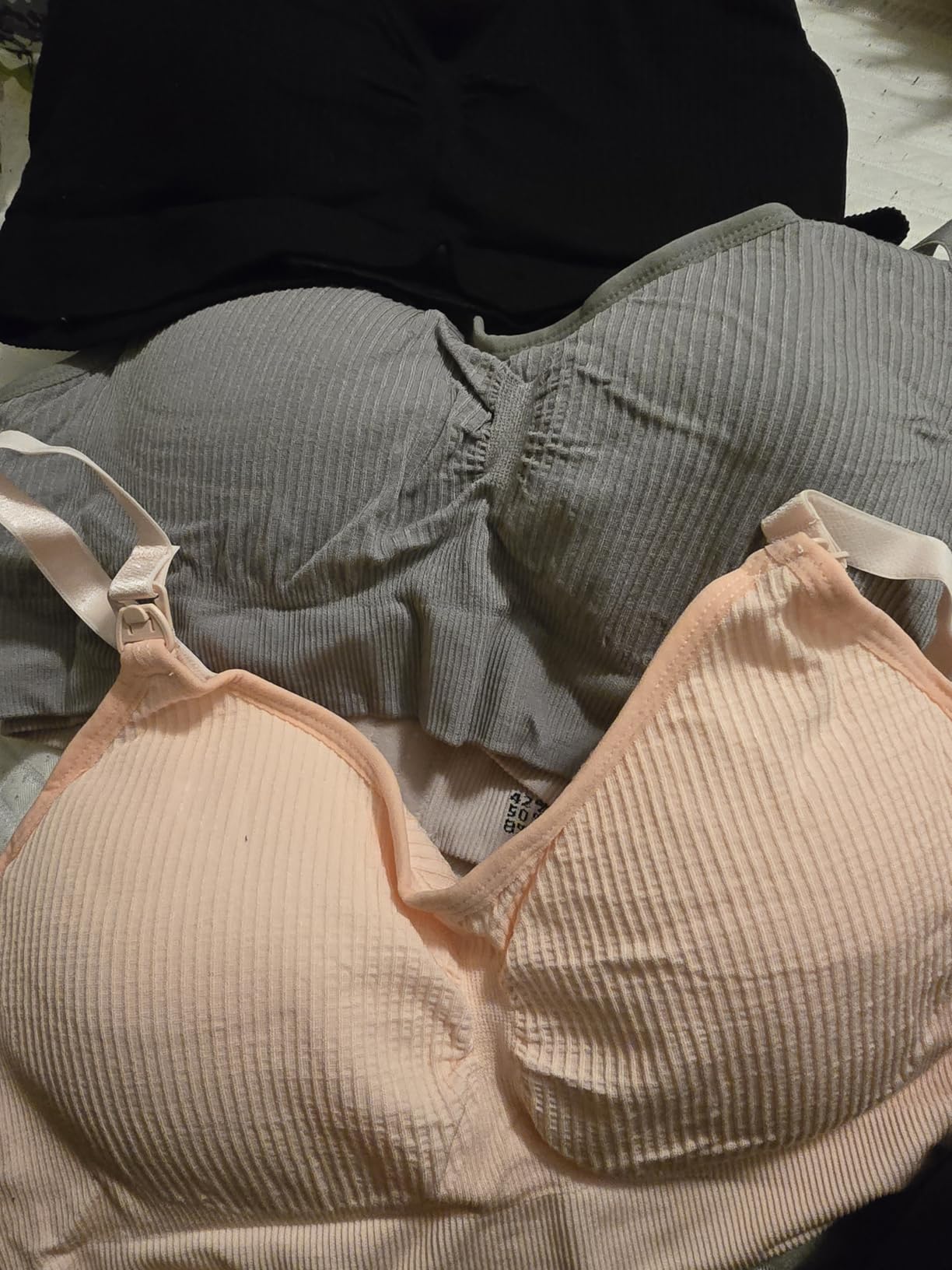 Suekaphin 5PACK Nursing Bra Wireless Bra Women's Sleeping Maternity Bra Breastfeeding Bra customer photo 1