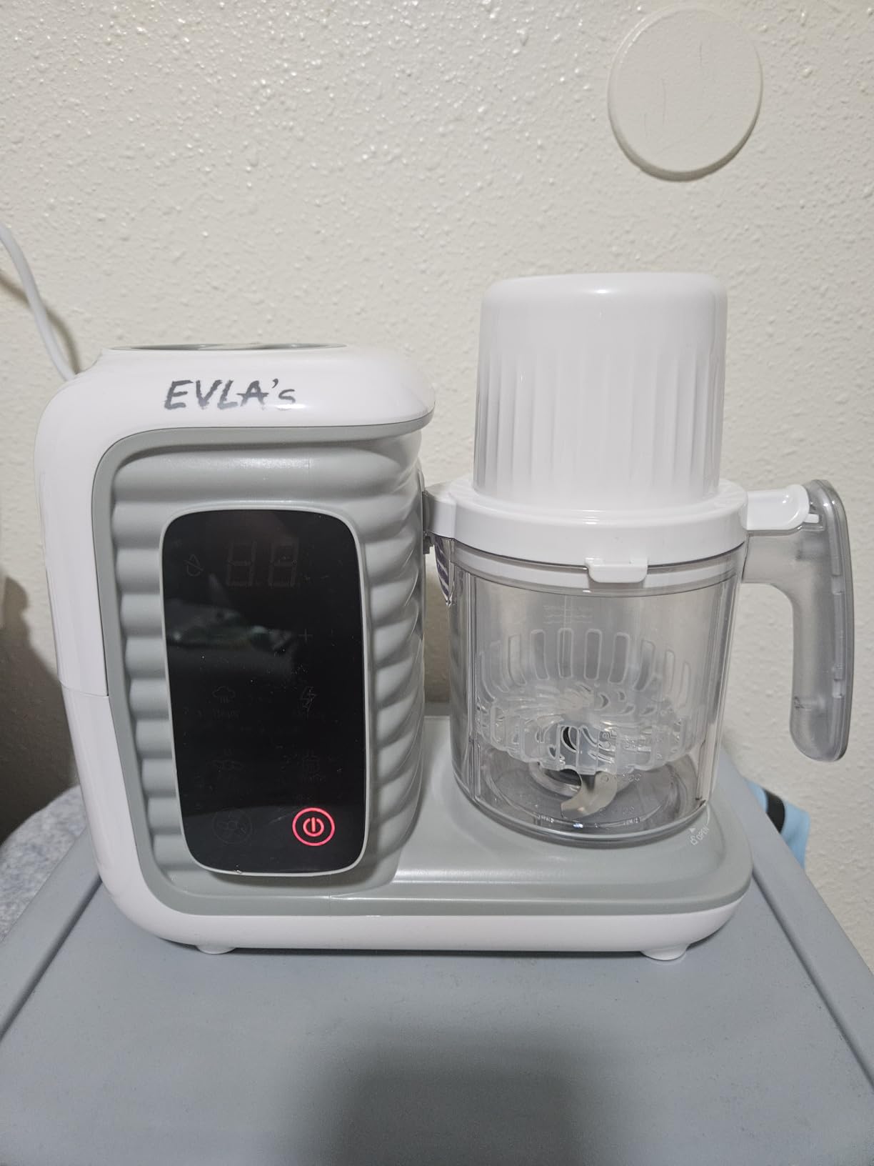 EVLA'S Baby Food Maker, Steamer, Blender, Baby Food Processor for Healthy Homemade Baby Food in Minutes, Touch Screen with 6 Reusable Food Pouches customer photo 2