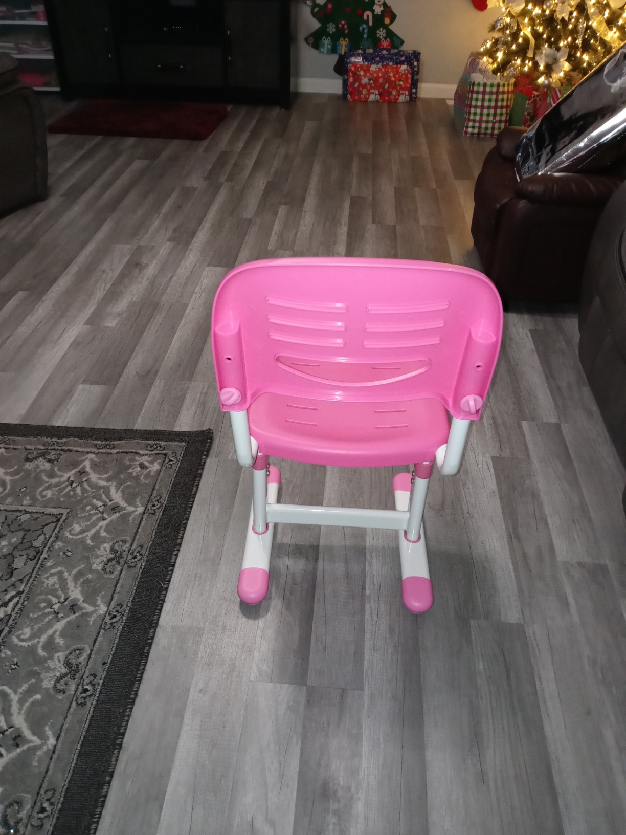 VIVO Height Adjustable Kids' Desk Chair, Chair Only, Multifunctional Interactive Workstation for School Study or Play, Children's Ergonomic Seat with Back, Gray, DESK-V201G-CH customer photo 2