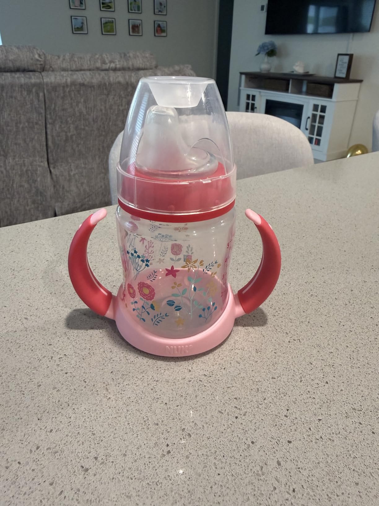 NUK Learner Cup, 5 Oz, 2-Pack, Clouds & Stars - BPA Free, Spill Proof Sippy Cup customer photo 1