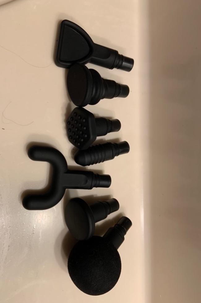 Mebak 3 Massage Gun, Massage Gun Deep Tissue for Athletes, Professional Muscle Percussion Massager, Massager for Shoulder Leg Back Body Pain Relief, Quiet Portable Sport Tool, Gifts for Him customer photo 2