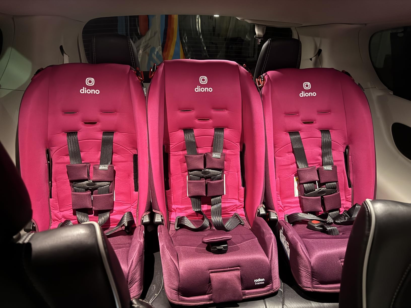 Diono Radian 3R, 3-in-1 Convertible Car Seat, Rear Facing & Forward Facing, 10 Years 1 Car Seat, Slim Fit 3 Across, Jet Black customer photo 1