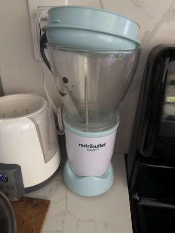 NutriBullet NBY-50100 Baby Complete Food-Making System, 32-Oz, White, Blue, Clear customer photo 2