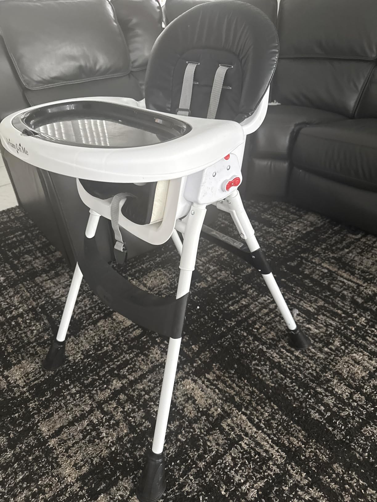 Dream On Me TableTalk 2-in-1 High Chair for Baby & Toddler - Convertible High Chair to Junior Chair, Removable Padded Seat, Dual Dishwasher-Safe Trays, Sturdy Steel Frame, Quick Folding Design - Pink customer photo 1
