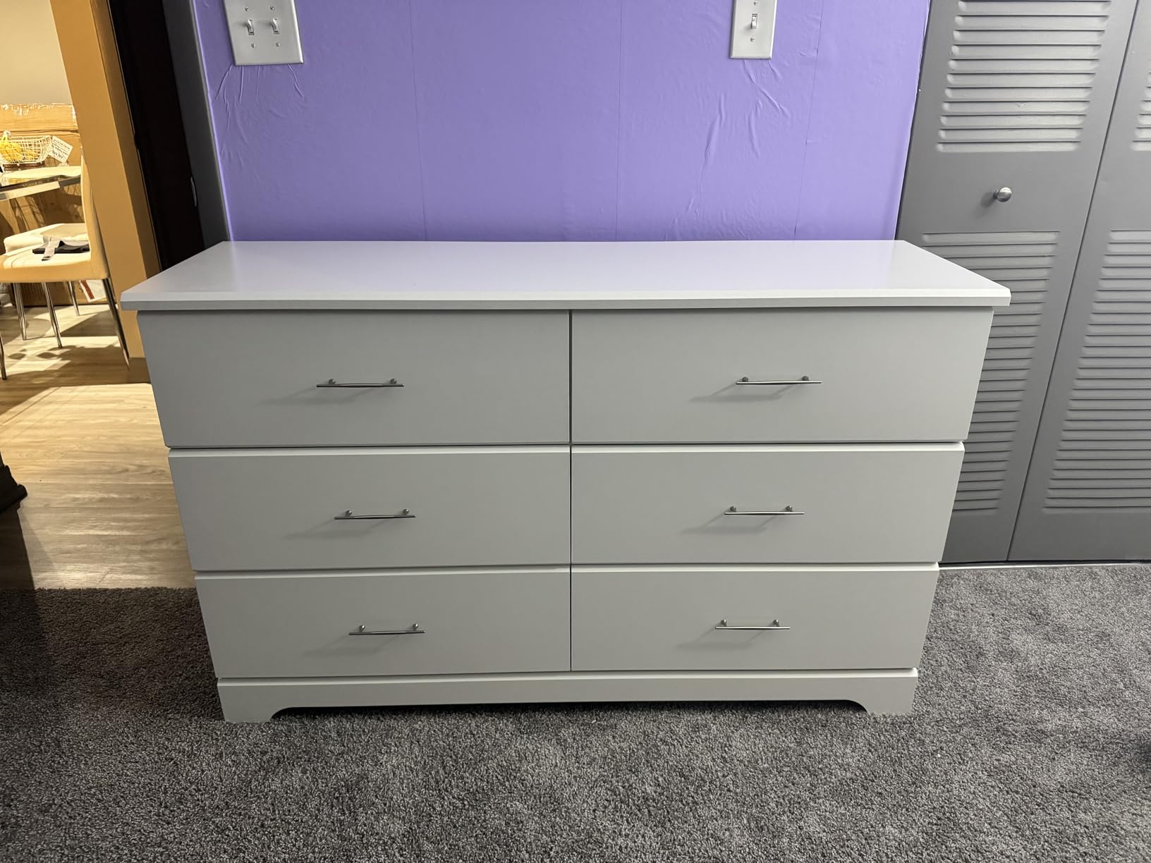 Storkcraft Brookside 2 Drawer Changing Table Dresser (White) - GREENGUARD Gold Certified Baby Dresser with Changing Table Top, Baby Changing Table Dresser, Includes Interlocking Drawer System customer photo 2