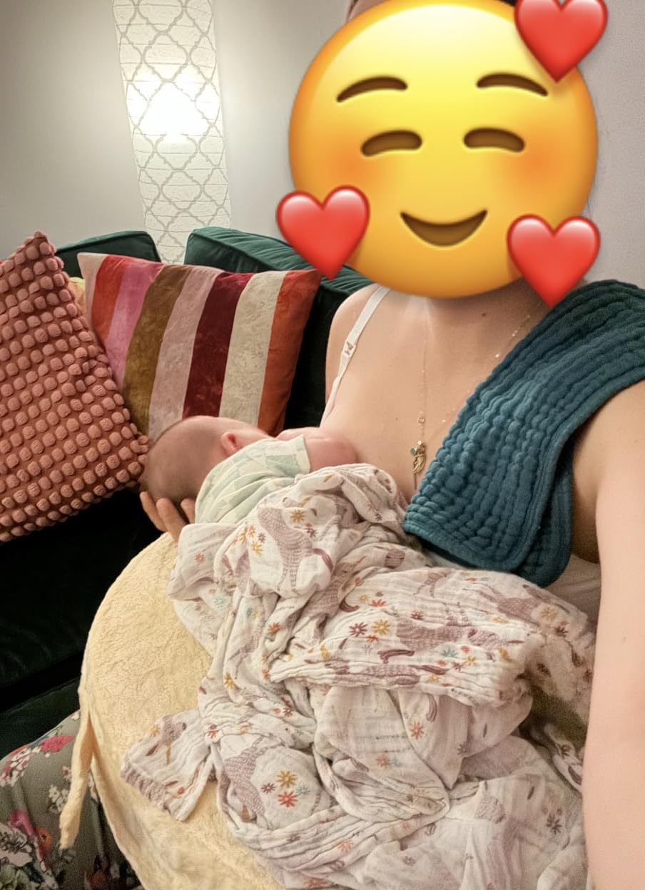 My Brest Friend Super Deluxe Nursing Pillow - Enhanced Comfort & Ergonomic Breastfeeding Pillow for Ultimate Support For Mom & Baby - Adjustable and with Handy Side Pocket, Platinum customer photo 2