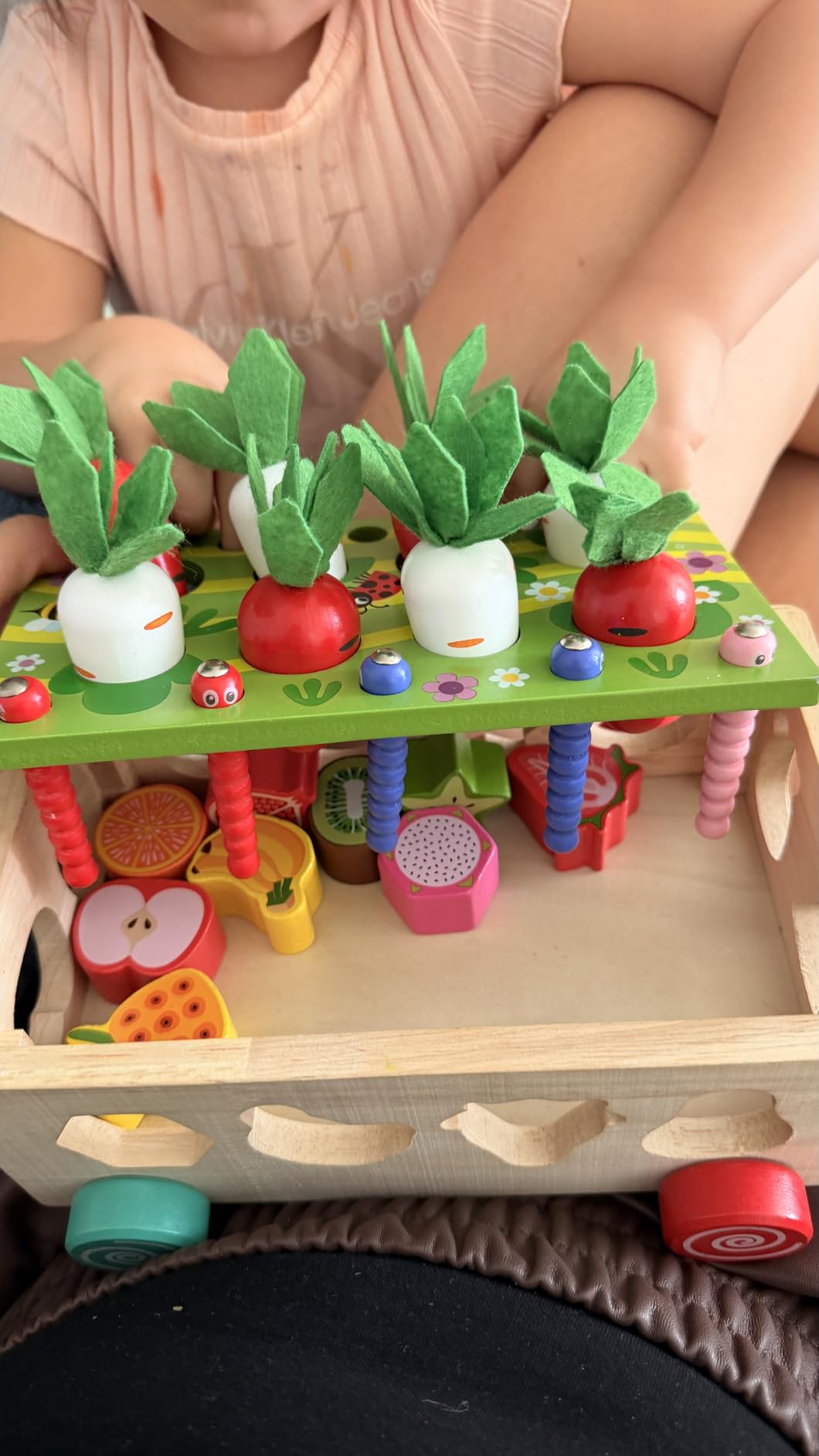 Toddlers Montessori Wooden Educational Toys for Baby Boys Girls Age 1 2 3 Year Old, Shape Sorting Toys 1st One First Birthday Girl Gifts for Kids 1-3, Wood Preschool Learning Fine Motor Skills Game customer photo 2