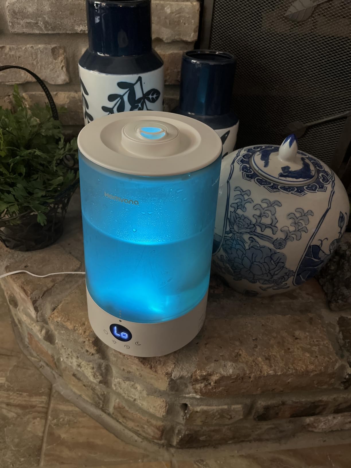 Homvana Humidifiers for Bedroom Home, 3.6 L Cool Mist Top-Fill 34H Super Long Time, Quiet 23dB, Baby Humidifier, Oil Diffuser for Large Room, House, Plant, Nursery, Office, BPA FREE, Ultrasonic (Grey) customer photo 2