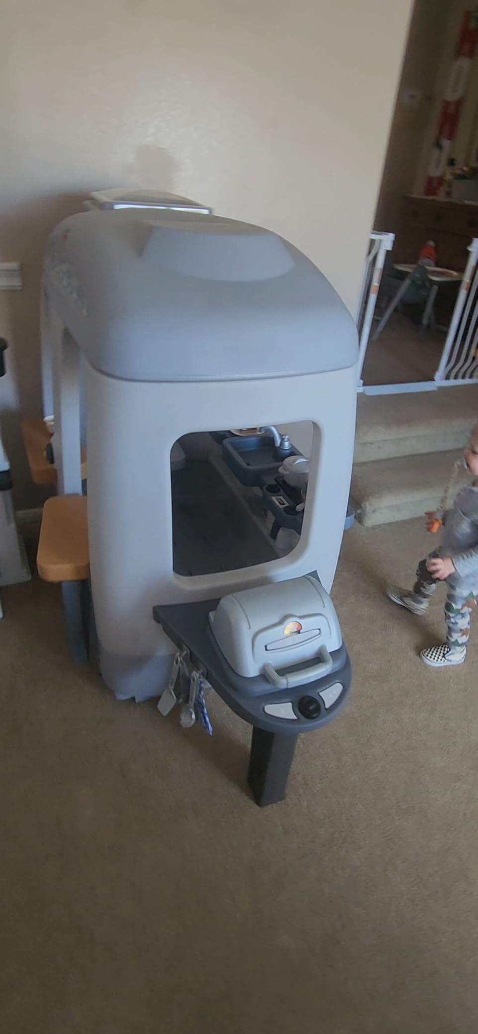 Step2 Adventure Camper Kids Playhouse, Indoor/Outdoor Playset with Kitchenette, Interactive Doorbell Sounds, 52-Piece Toy Accessories, Durable Plastic, For Toddlers 2+ Years customer photo 2