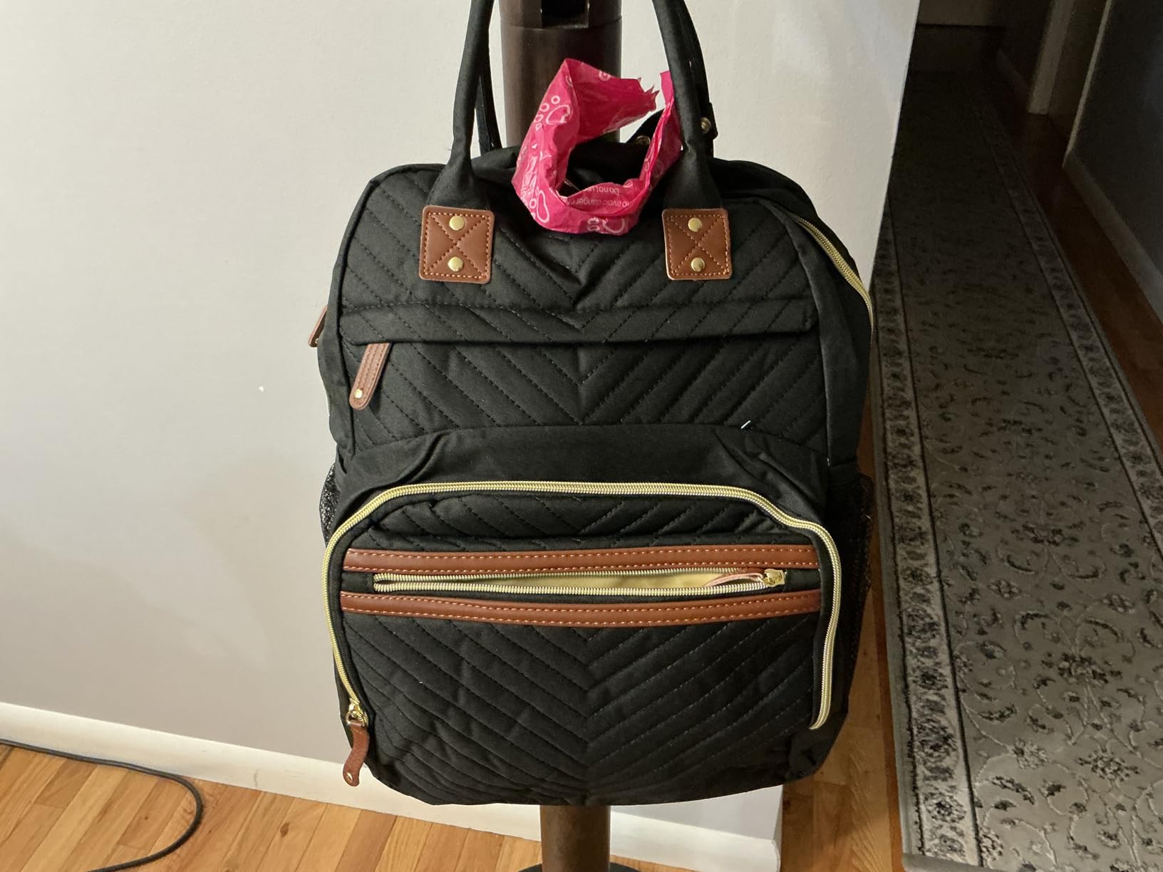 Diaper Bag Backpack for Women Large Capacity with Insulated Pockets Multifunctional Diaper Bags For Baby Girl Boy Waterproof Baby Bags For Mama Maternity Travel Bag Black customer photo 2