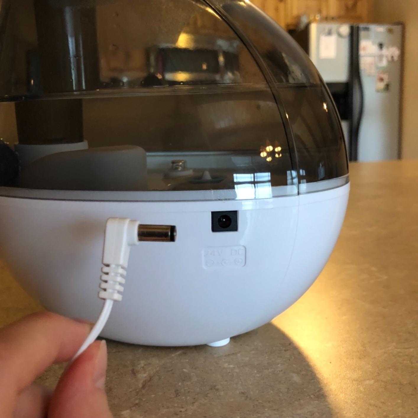 Pure Enrichment PureBaby Ultrasonic Cool Mist Humidifier & Soft Glow Night Light, Whisper-Quiet and Ideal for Baby Nurseries & Kids Bedrooms to Relieve Congestion, Colds, & Coughs (Whisper Green) customer photo 1