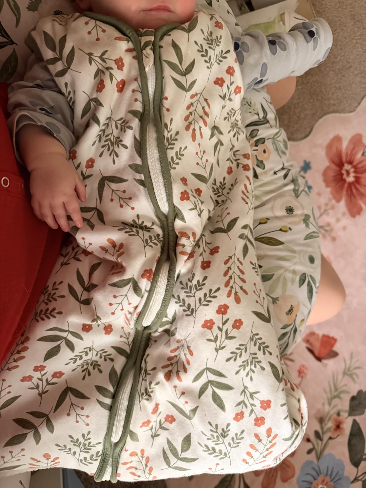 Yoofoss Baby Sleep Sack 0-6 Months Wearable Blanket for Babies 100% Organic Cotton 2-Way Zipper TOG 0.5 Toddler Sleeping Sack 3 Pack customer photo 2