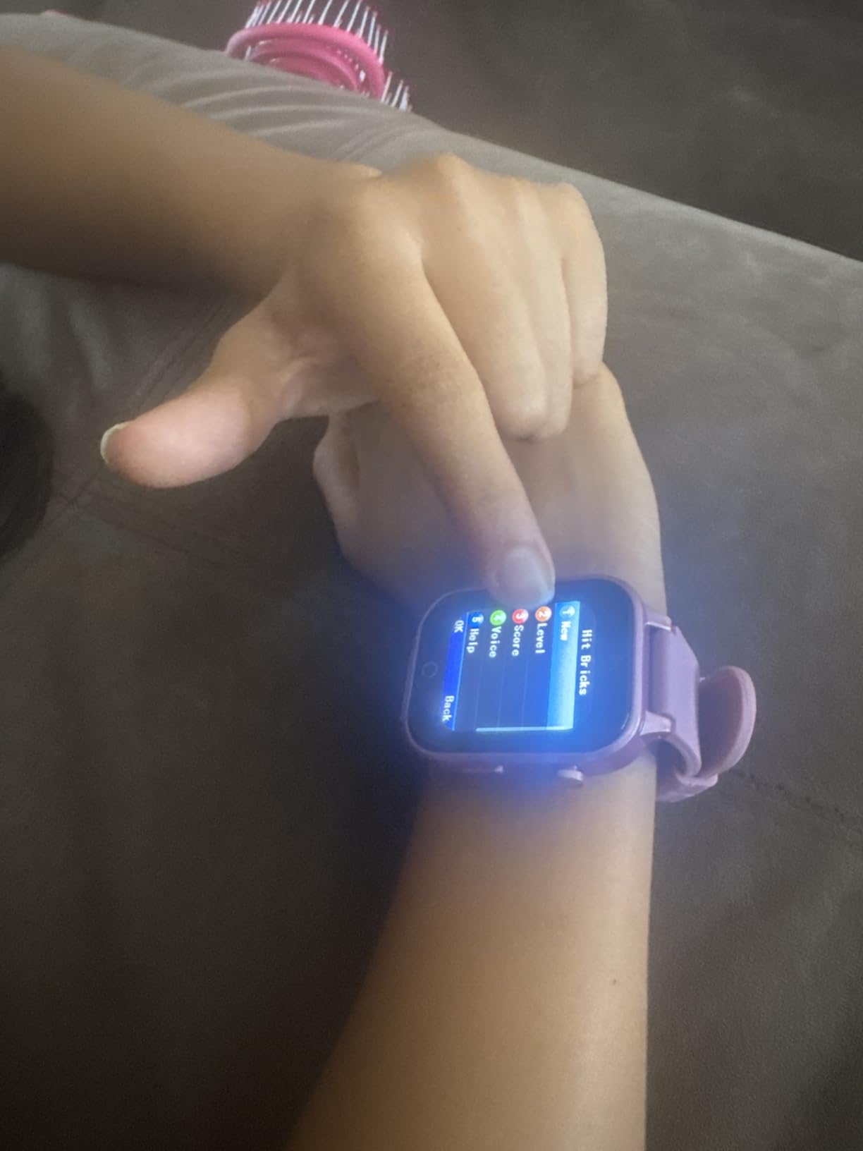 Kids Smart Watch Gift for Girls Age 5-12, 39 Games HD Touch Screen Watches with Video Camera Music Player Pedometer Flashlight 12/24 hr Educational Toys Birthday Gifts for Girls Ages 7 8 9 10 customer photo 2