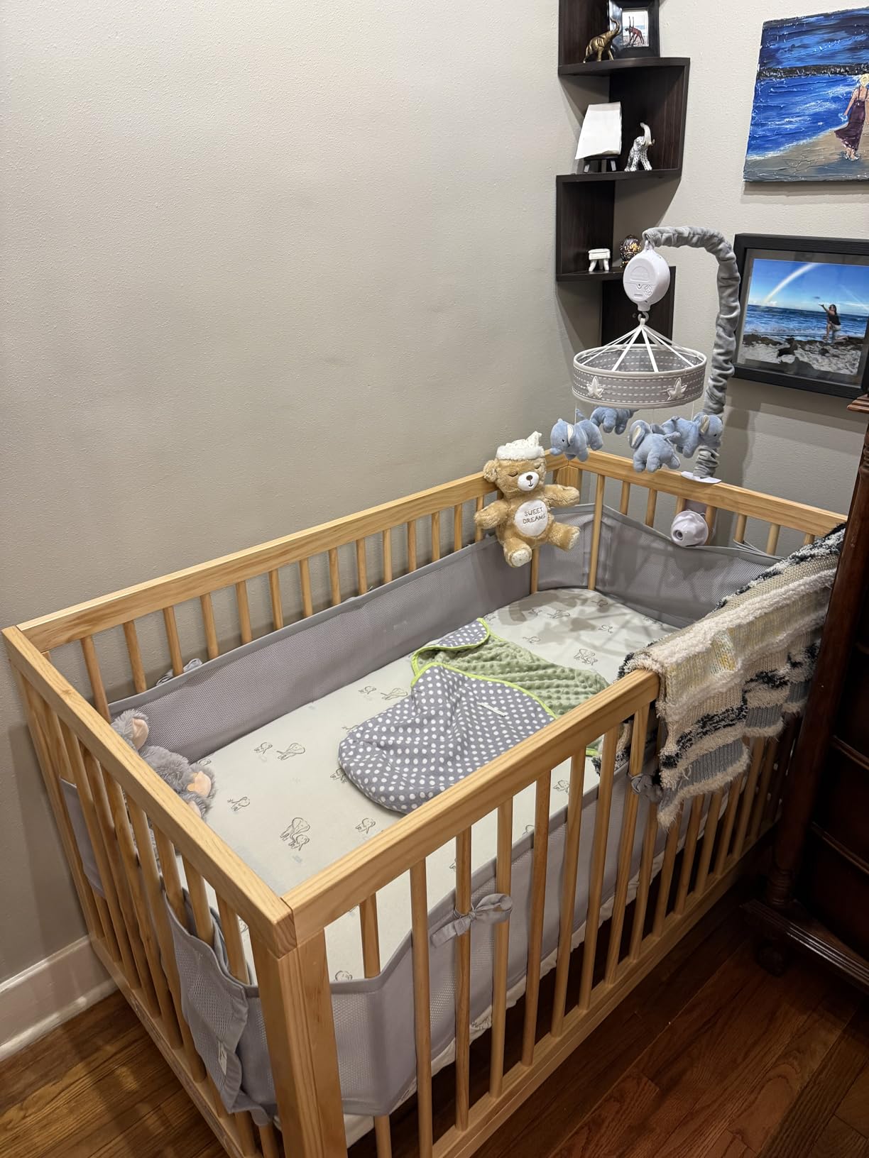 Organic Cotton Dual-Sided Crib Mattress | 2-Stage Premium Memory Foam CertiPUR-US Hypoallergenic Baby Mattress, Firm Support for Infant, Cooling Gel for Toddler, Waterproof Washable Cover, 52x27.5x5.5 customer photo 1