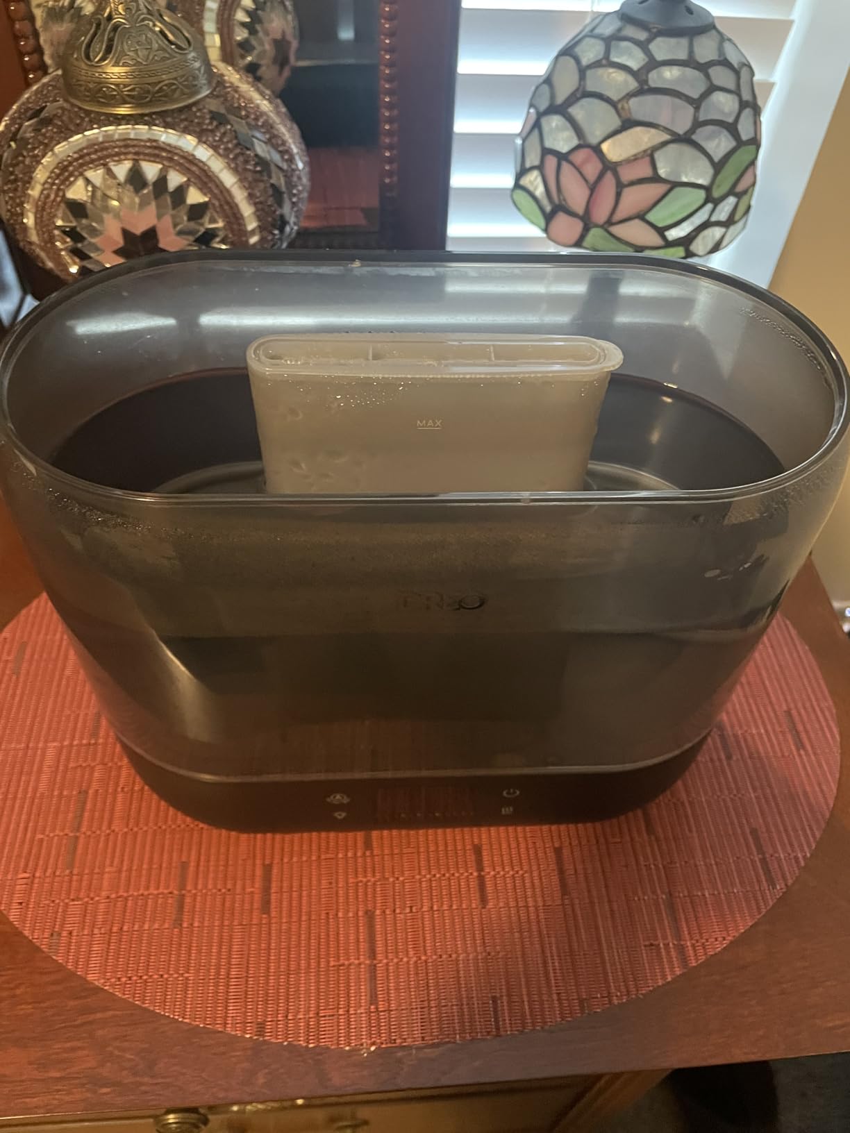 Dreo Smart Humidifiers for Bedroom, Top Fill 4L Supersized Humidifier Large Room with 28 dB, 36H Runtime, Touch/APP/Voice Control, Nightlight, Cool Mist Humidifiers for Baby, Plants, Indoor, Black customer photo 2