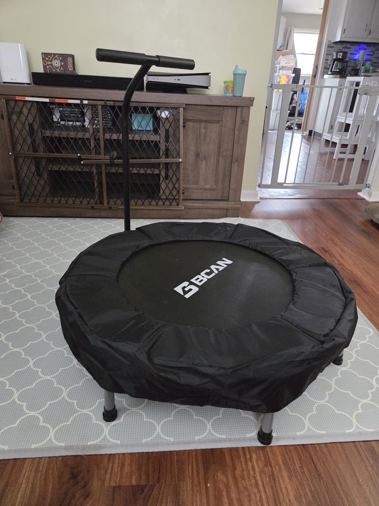 BCAN SP1 36'' Toddler Trampoline, ASTM Certified - Kids Trampoline for Ages 1-6, Foam Handle & Safe Thickened Cover, Mini Trampolines for Kids Indoor, Easy to Assemble| FED Fitness customer photo 1