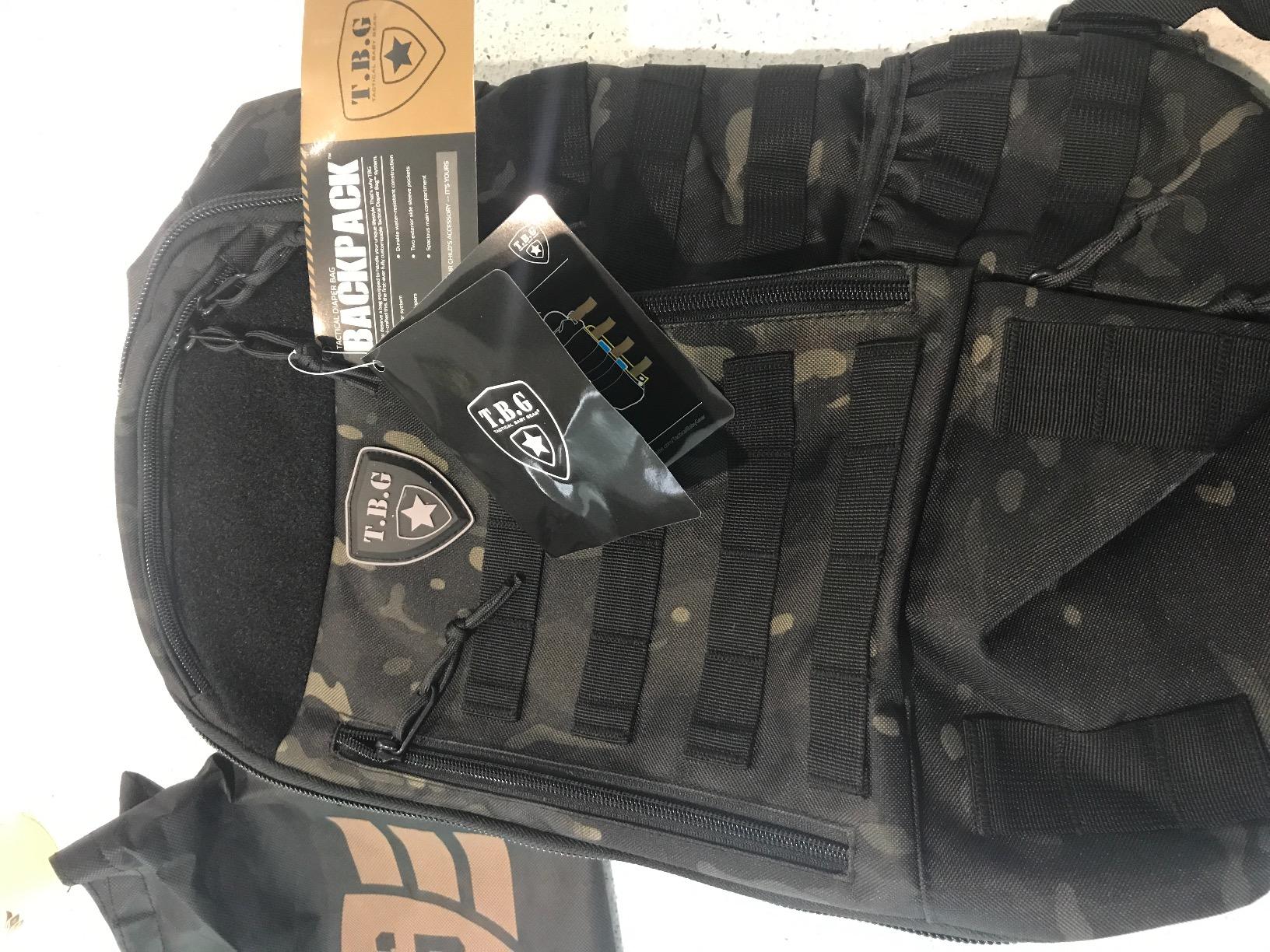 Tactical Baby Gear Daypack Tactical Diaper Bag Backpack for Dads - MOLLE compatible, Built-in Changing Mat, Stroller Straps (Black 4th Gen) customer photo 2