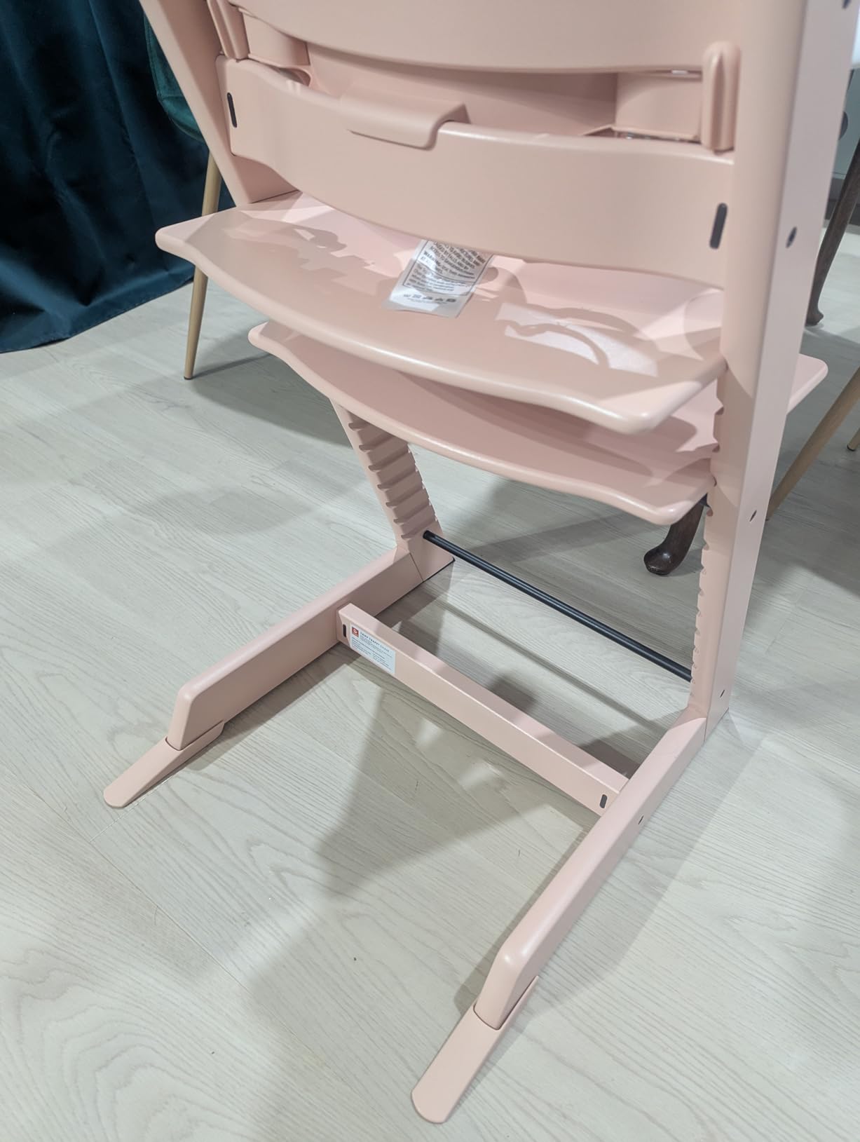 Stokke Tripp Trapp High Chair 2, Natural - Includes Chair + Baby Set with Removable Harness for Children 6-36 Months - Adjustable, Ergonomic & Easy to Clean customer photo 2