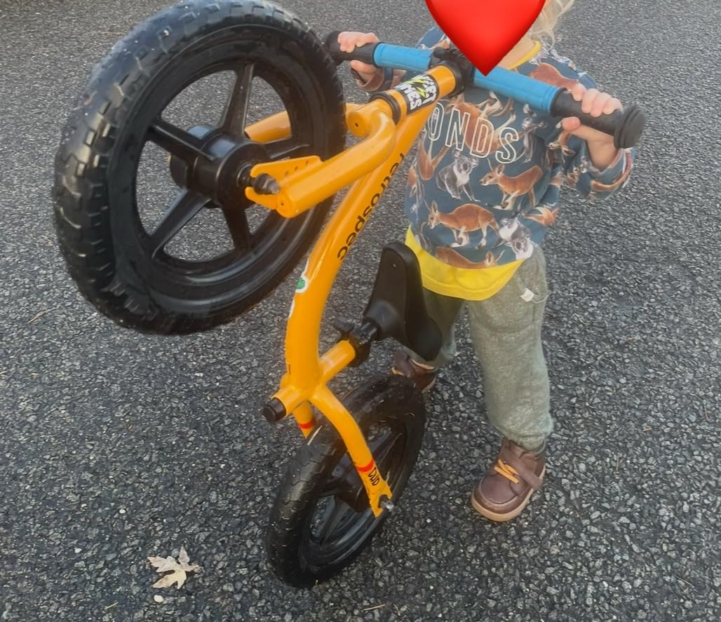 Retrospec Cub Toddler Balance Bike for Ages 18 Months - 3 Years - 12in No-Pedal Beginner Bicycle with Adjustable Seat, Puncture-Proof Tires & Safe Low Frame Design customer photo 2
