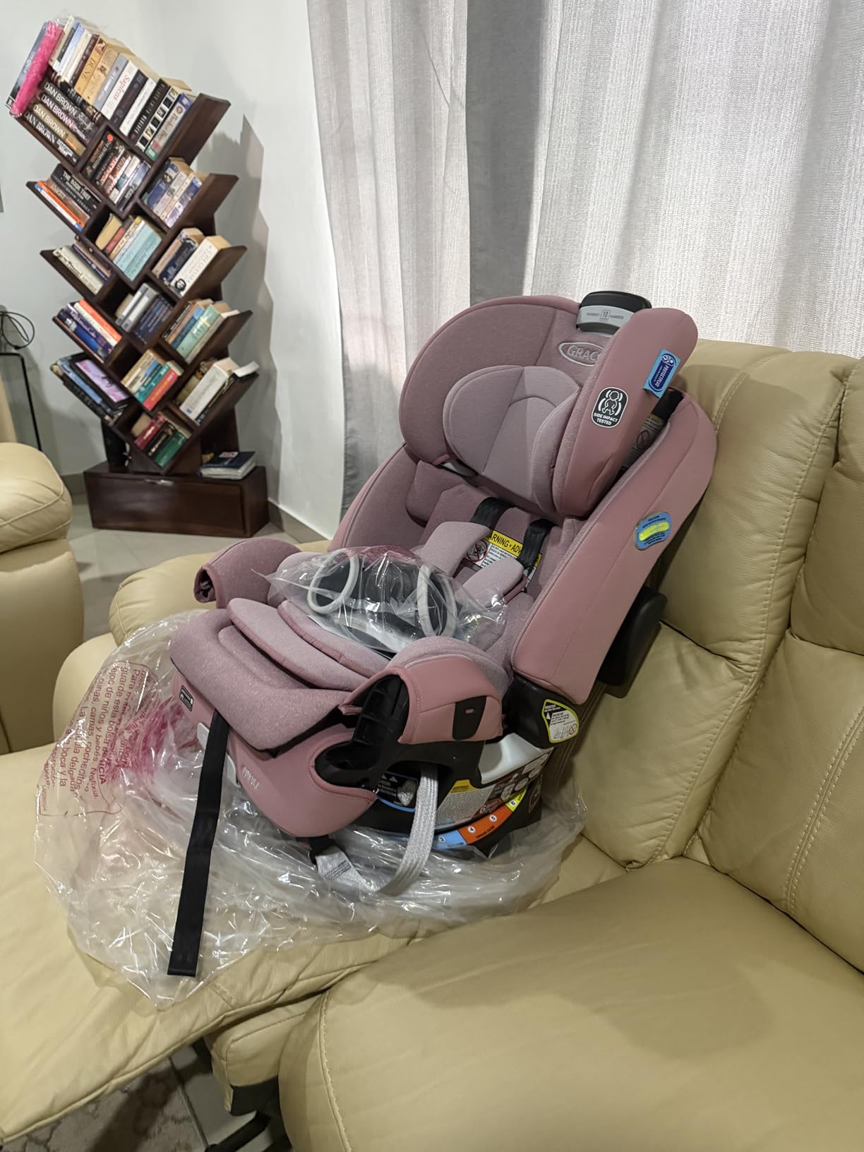 Graco 4Ever DLX 4-in-1 Car Seat, Charlie | Infant to Toddler Car Seat, with 10 Years of Use | Rear-Facing, Forward-Facing and Booster Modes customer photo 2