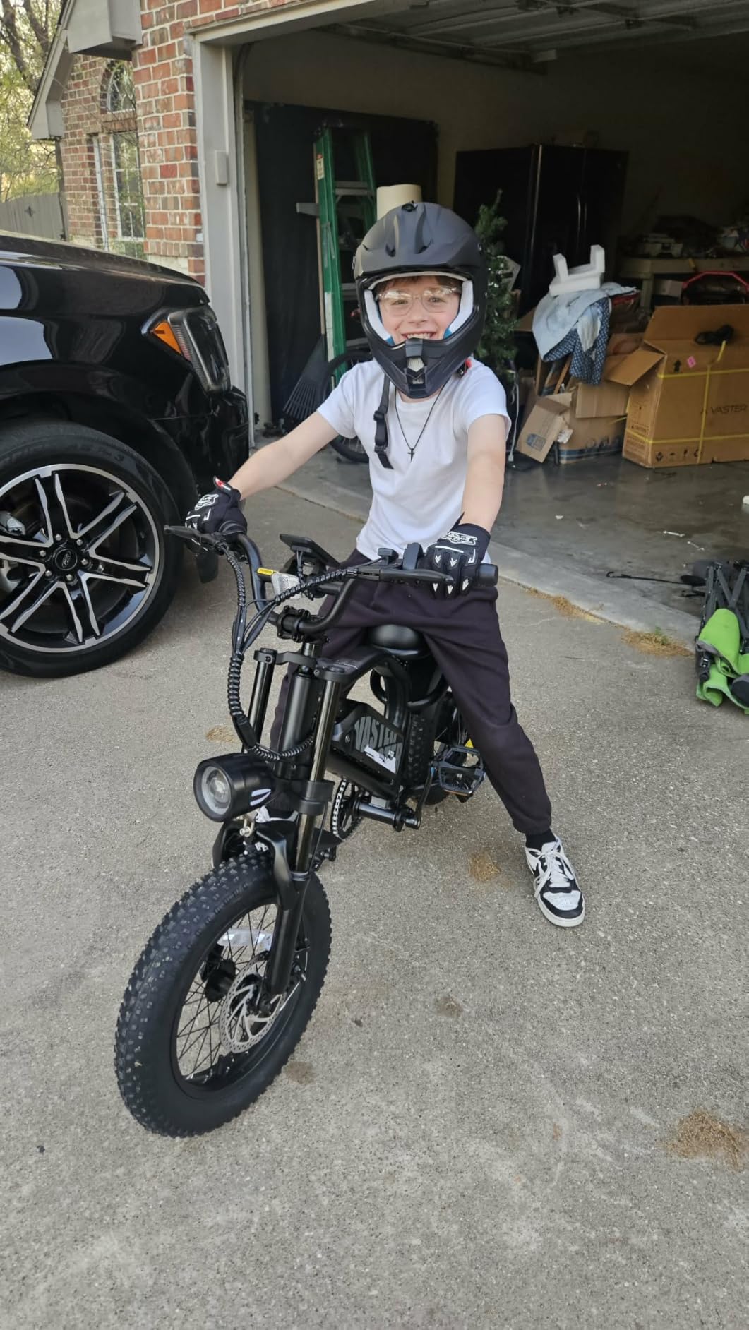 Electric Bike, 16'' Fat Tire E-Bike for Teens/Adults, 500W Small E-Bike with 36V/12.8Ah Removable Battery, Up to 22MPH, 45 Mile Range, Electric Dirt/Mountain Bike for Woman/Men A13 customer photo 1