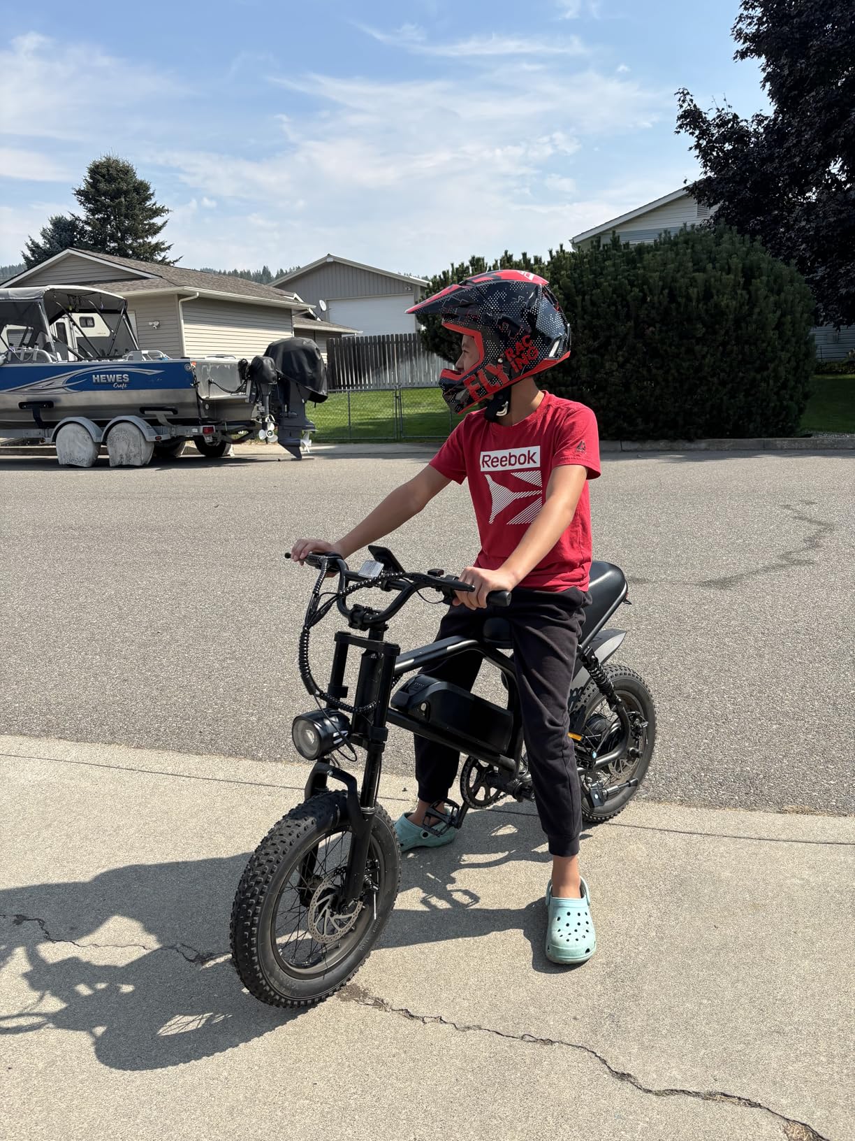 Electric Bike, 16'' Fat Tire E-Bike for Teens/Adults, 500W Small E-Bike with 36V/12.8Ah Removable Battery, Up to 22MPH, 45 Mile Range, Electric Dirt/Mountain Bike for Woman/Men A13 customer photo 2