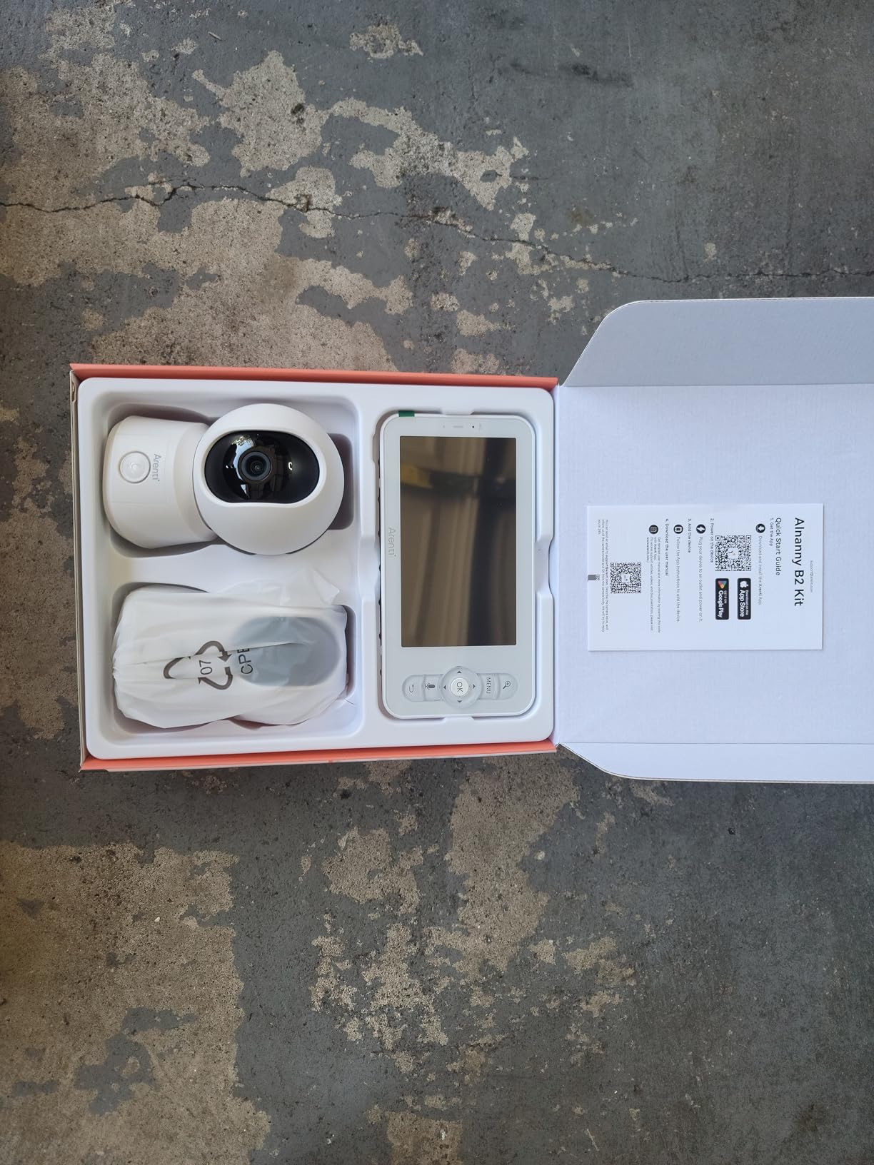 ARENTI Baby Monitor 2 Cameras, Smart Baby Camera with 5-Inch Wireless Display, Super Night Vision, Temperature Sensor, Sound Detection, Auto Motion Tracking, 2-Way Audio, VOX Mode(B2 Set) customer photo 2