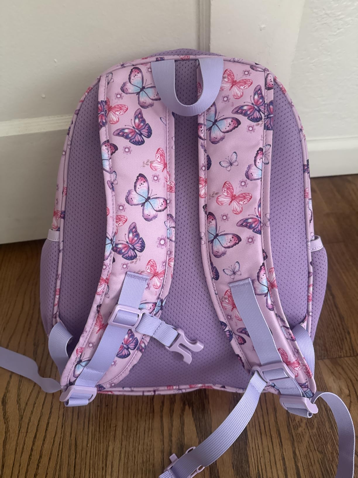 RHCPFOVR Kids Backpack for Girls - Butterfly School Bookbag for Kindergarten Elementary 1st 2nd Grade (15 Inch) customer photo 1