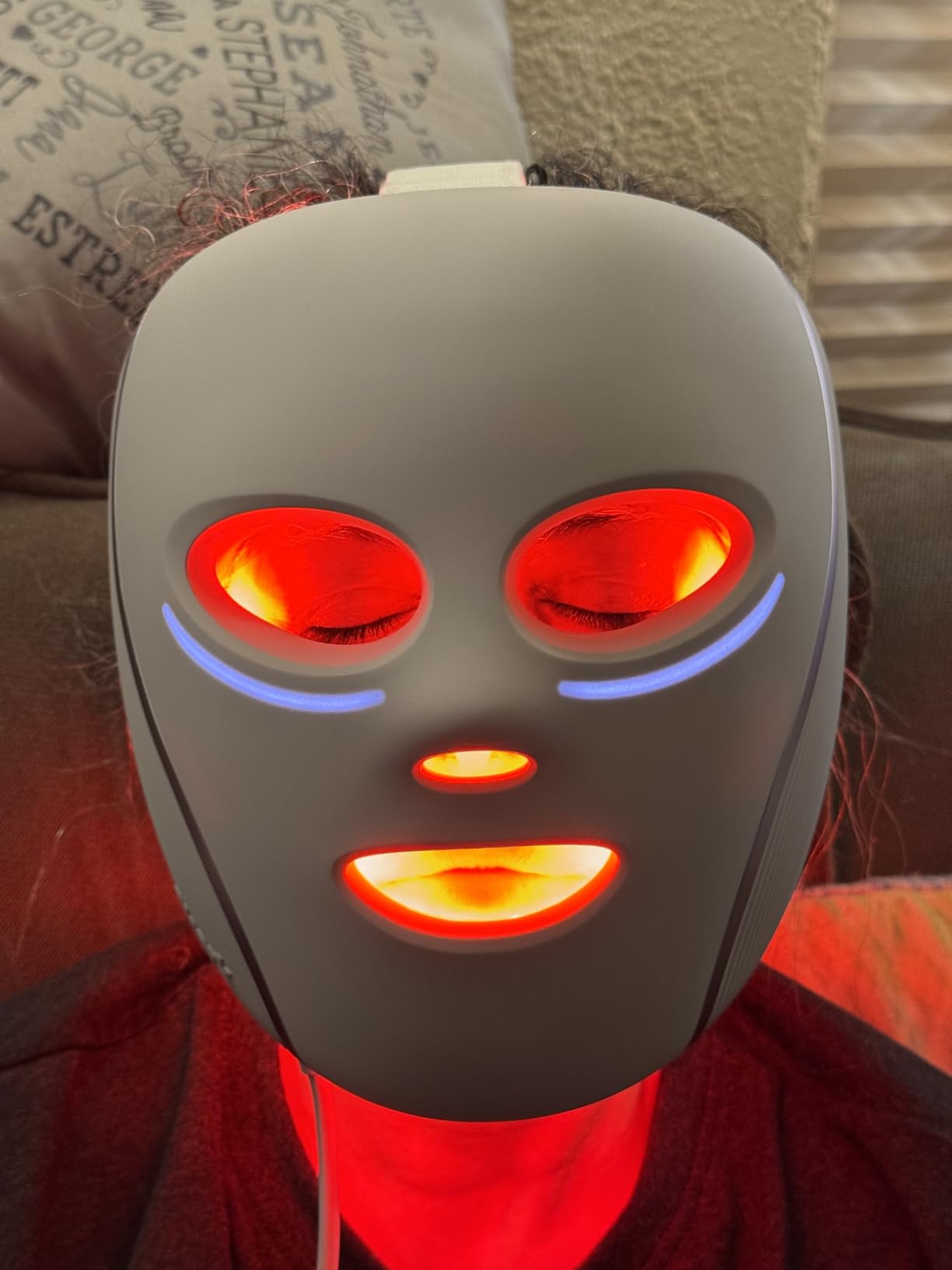 Shark CryoGlow LED Face Mask in Blue Frost customer photo 1