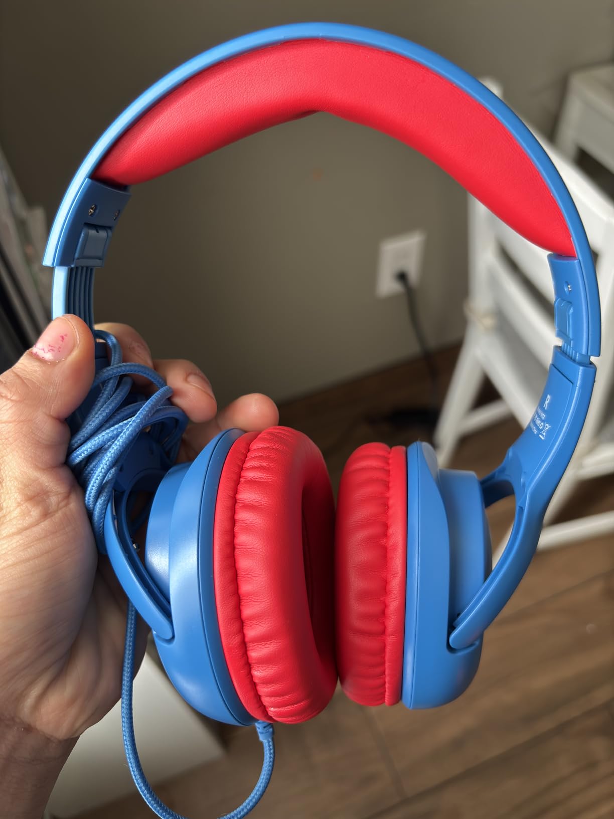 Acer Kids Headphones - Over-Ear 85/94dB Volume Limiter, 3.5mm Jack Foldable Stereo Sound Headset for Toddlers Girls Boy Travel Learning customer photo 1