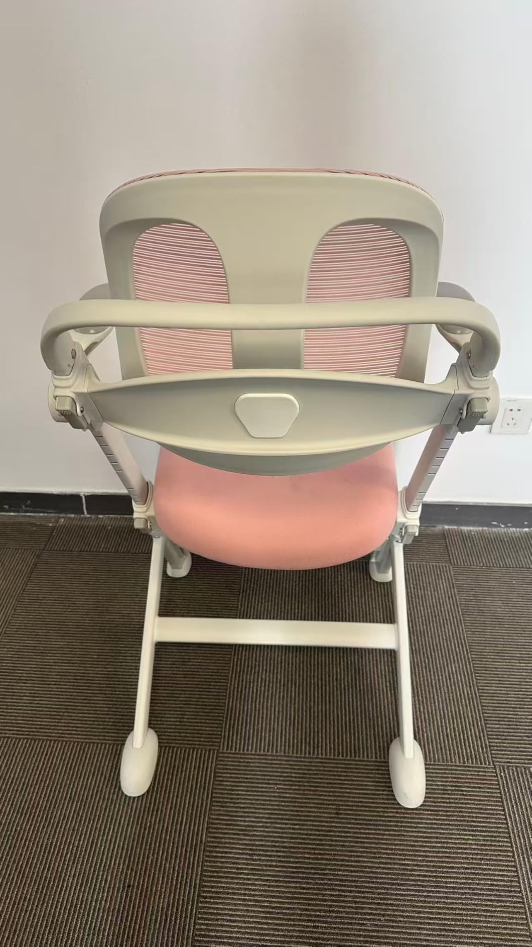 ERIYA Kids Desk Chair,Ergonomic Chair: Breathable Mesh Back, Adjustable Seat, Flip-Up Armrests, Footrest, Lumbar | Ideal for Kids, Petite Adults - Ultra-Comfy for Study/Work (Grey) customer photo 1