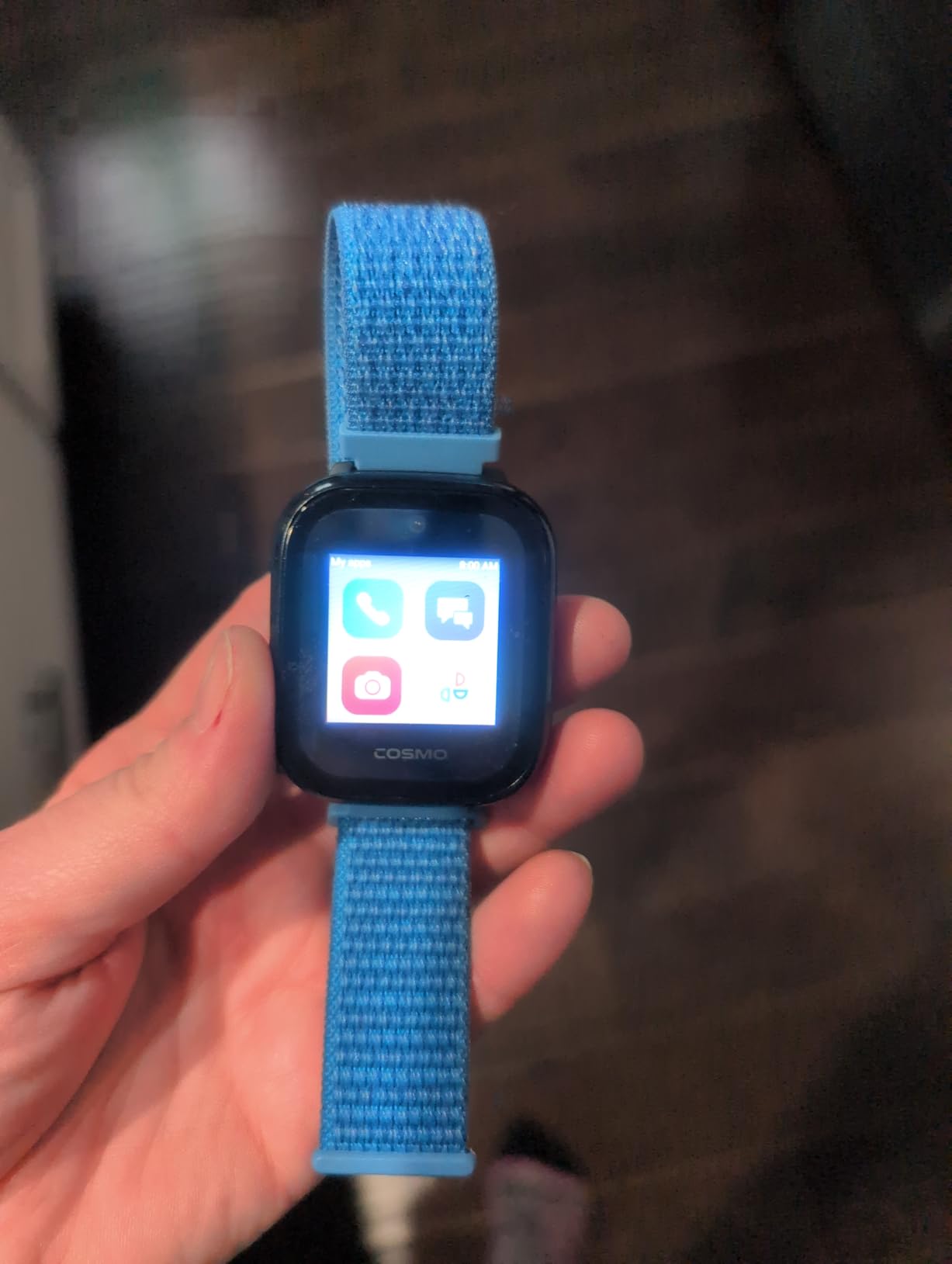 JrTrack 5 Kids Smart Watch by Cosmo | Best Kid-Safe Phone Watch | Precision Real-Time GPS Tracking | Call, Text, Activity, School Settings | Spotify Music | Parental Controls | SOS & Safety Alerts customer photo 2