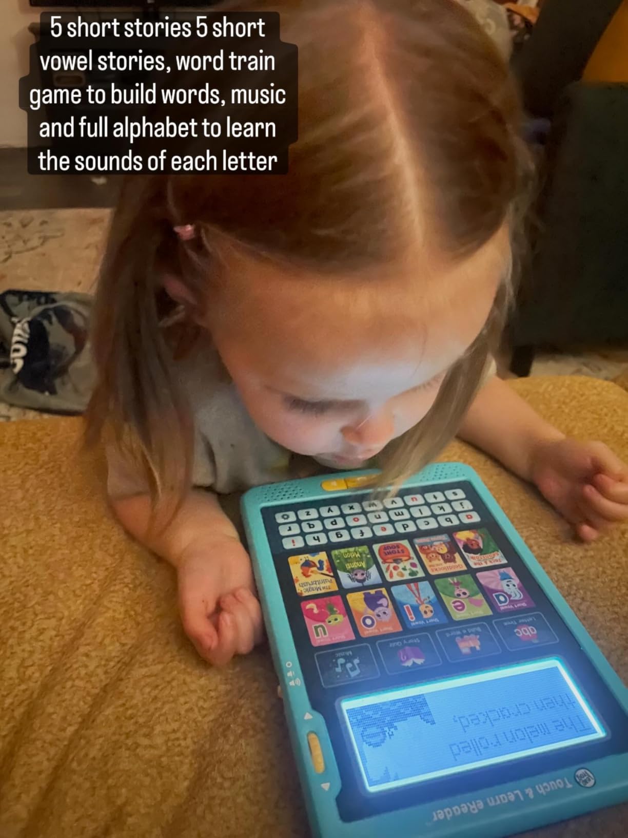 LeapFrog Touch and Learn eReader, Teal customer photo 2