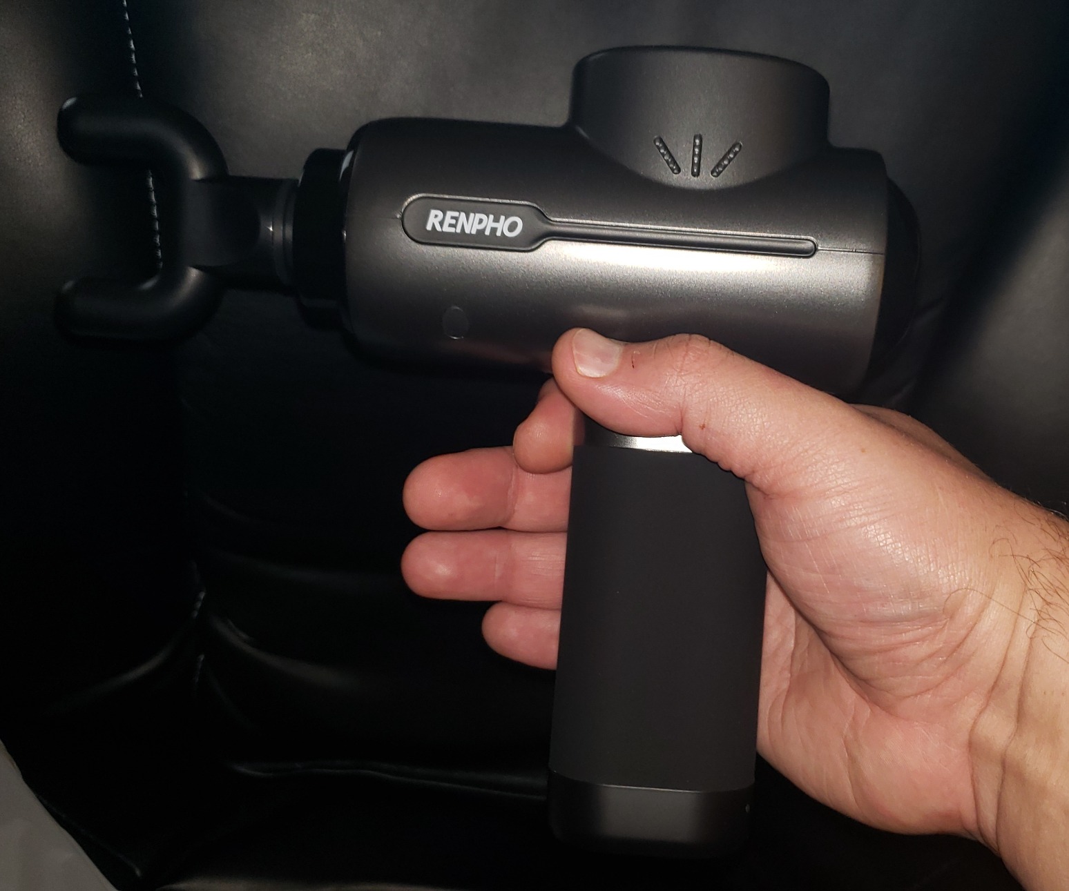 RENPHO Active Thermacool 2 Massage Gun with Heat and Cold, [2026 Upgraded] Percussion Deep Tissue Handheld Neck Massager, FSA Approved, Muscle Masajeador for Men Women Athletes HSA customer photo 1