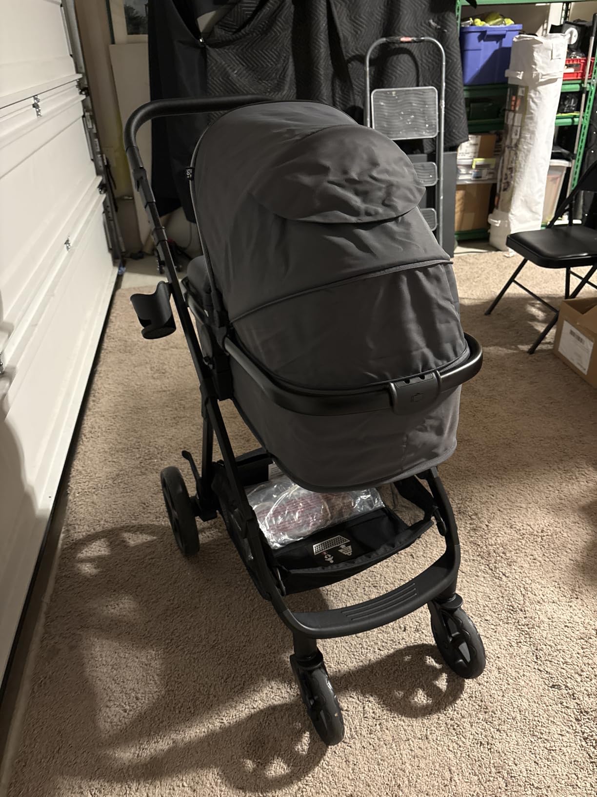 Mompush Meteor2 Baby Stroller 2-in-1 with Newborn Mode, Large Shock-Absorbing Wheels, Car Seat Adapter Included customer photo 2