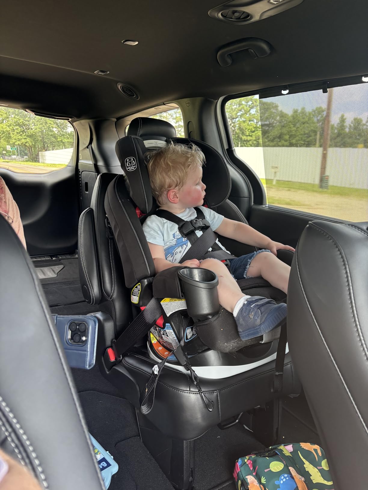 Graco Grows4Me 4-in-1 Convertible Car Seat, 10 Years of Use - Infant Car Seat to Toddler, 4 Stages - Rear Facing, Forward Facing, High Back Booster, Backless Booster, West Point Design customer photo 2